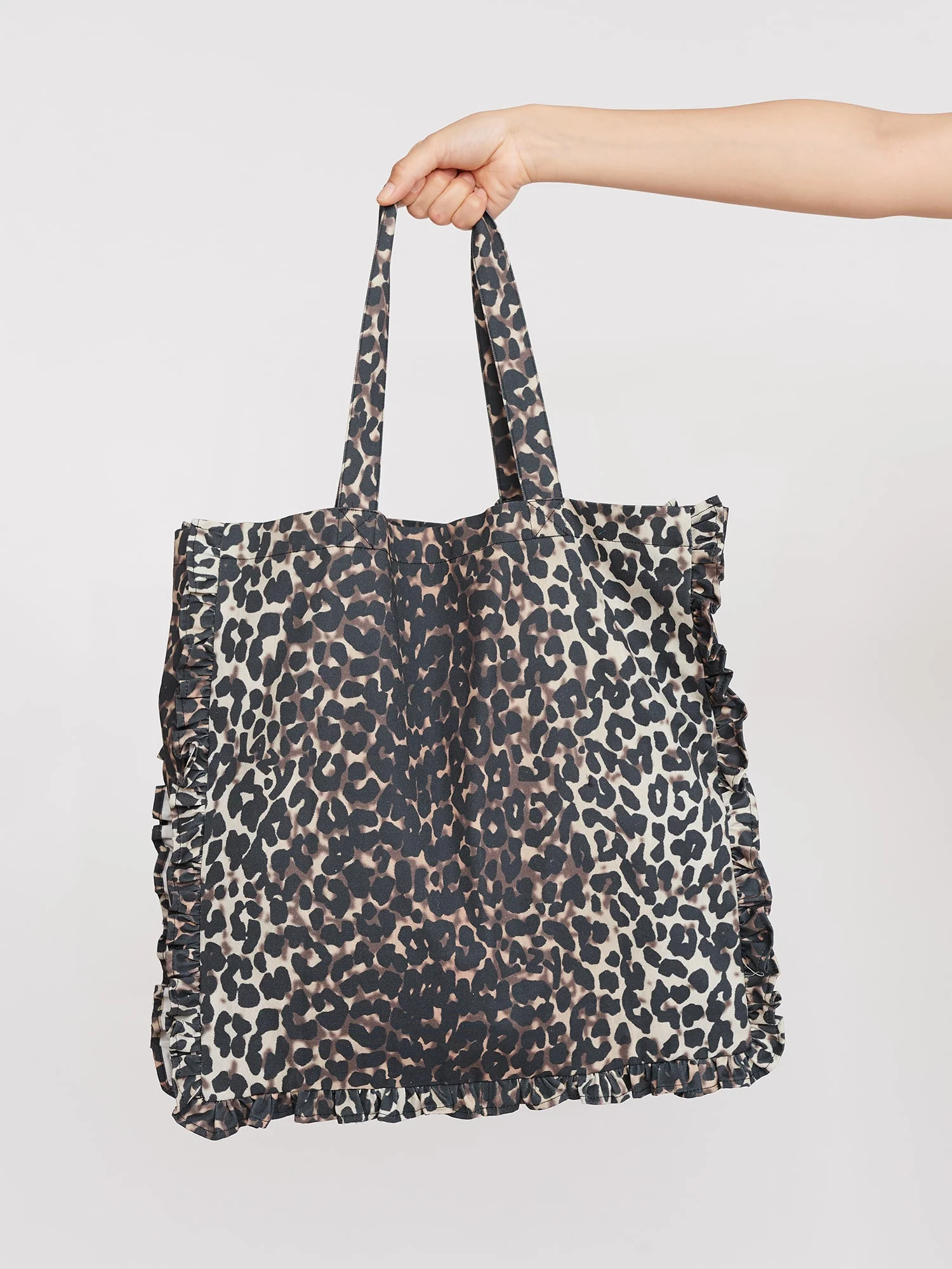 Leopard Frill Tote Bag - Image 6