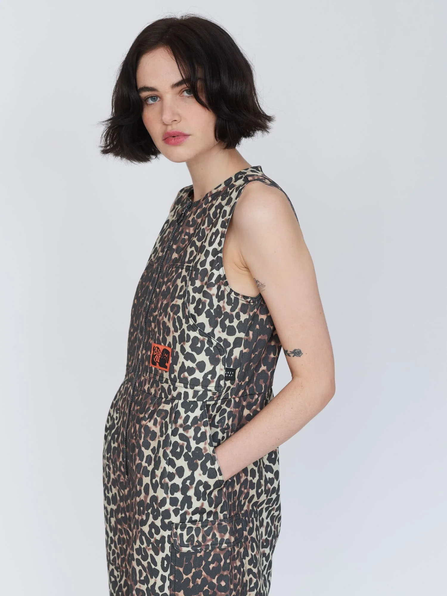 Leopard Gilet Jumpsuit - Image 3