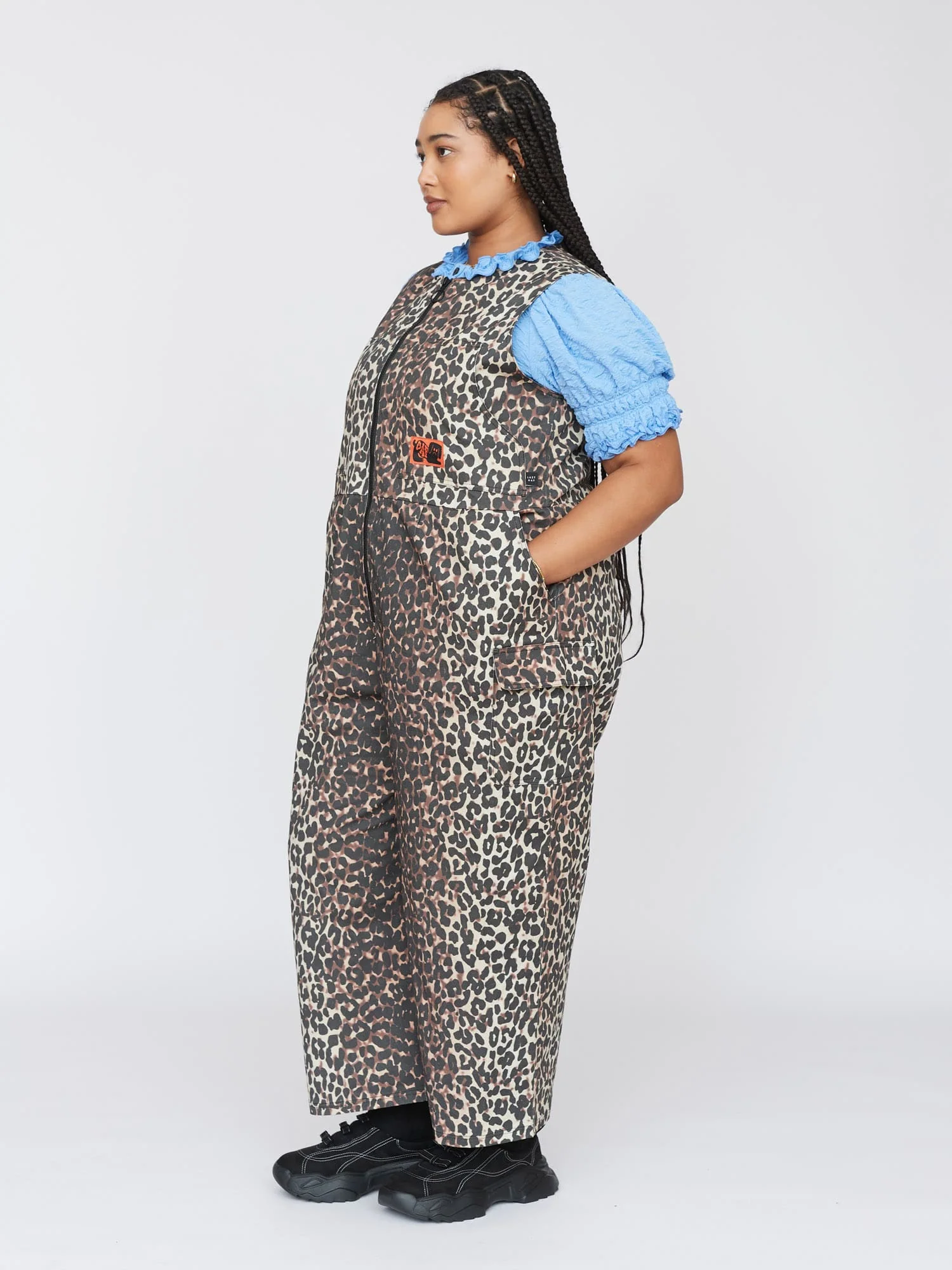 Leopard Gilet Jumpsuit - Image 4