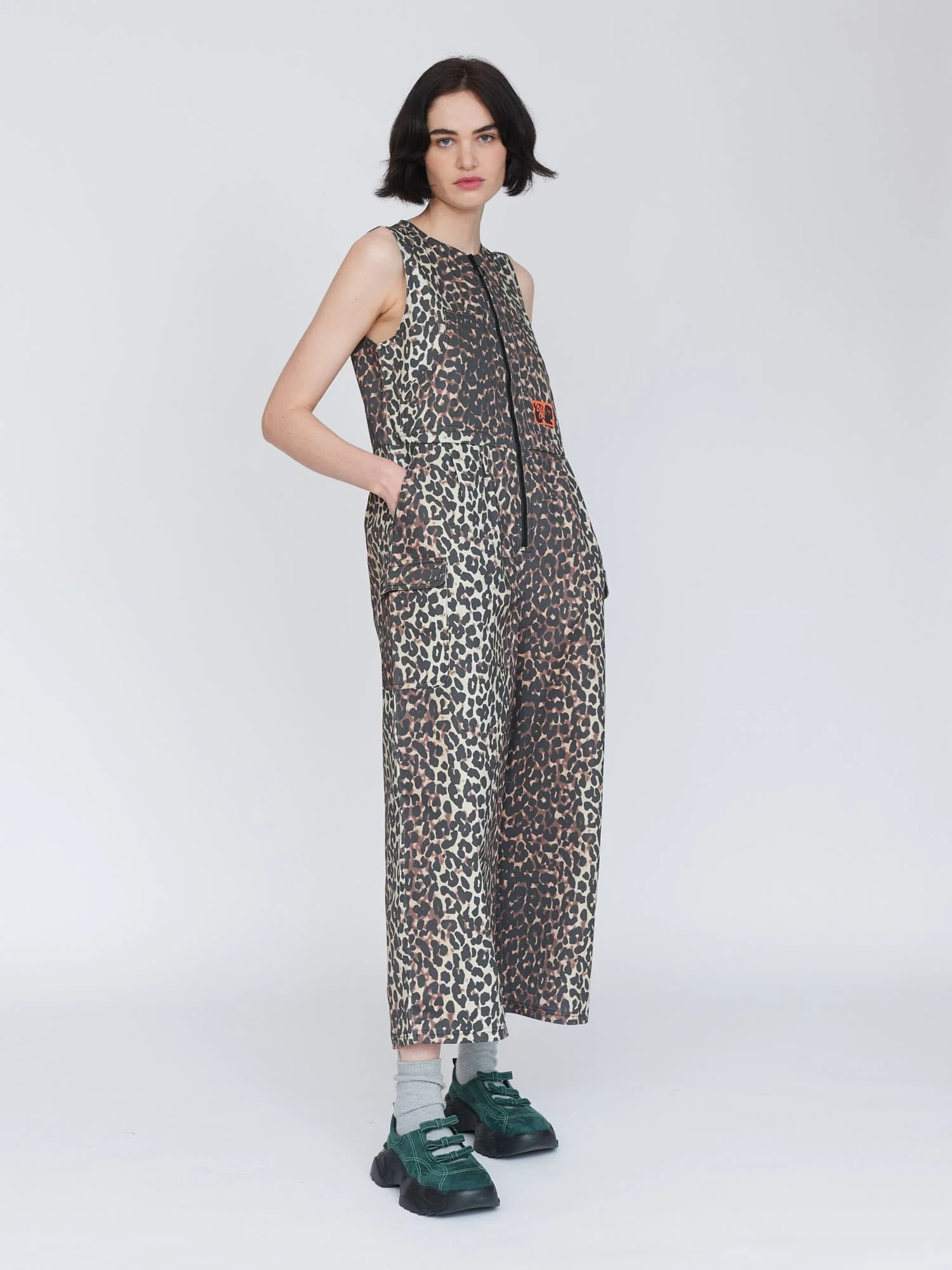 Leopard Gilet Jumpsuit - Image 5
