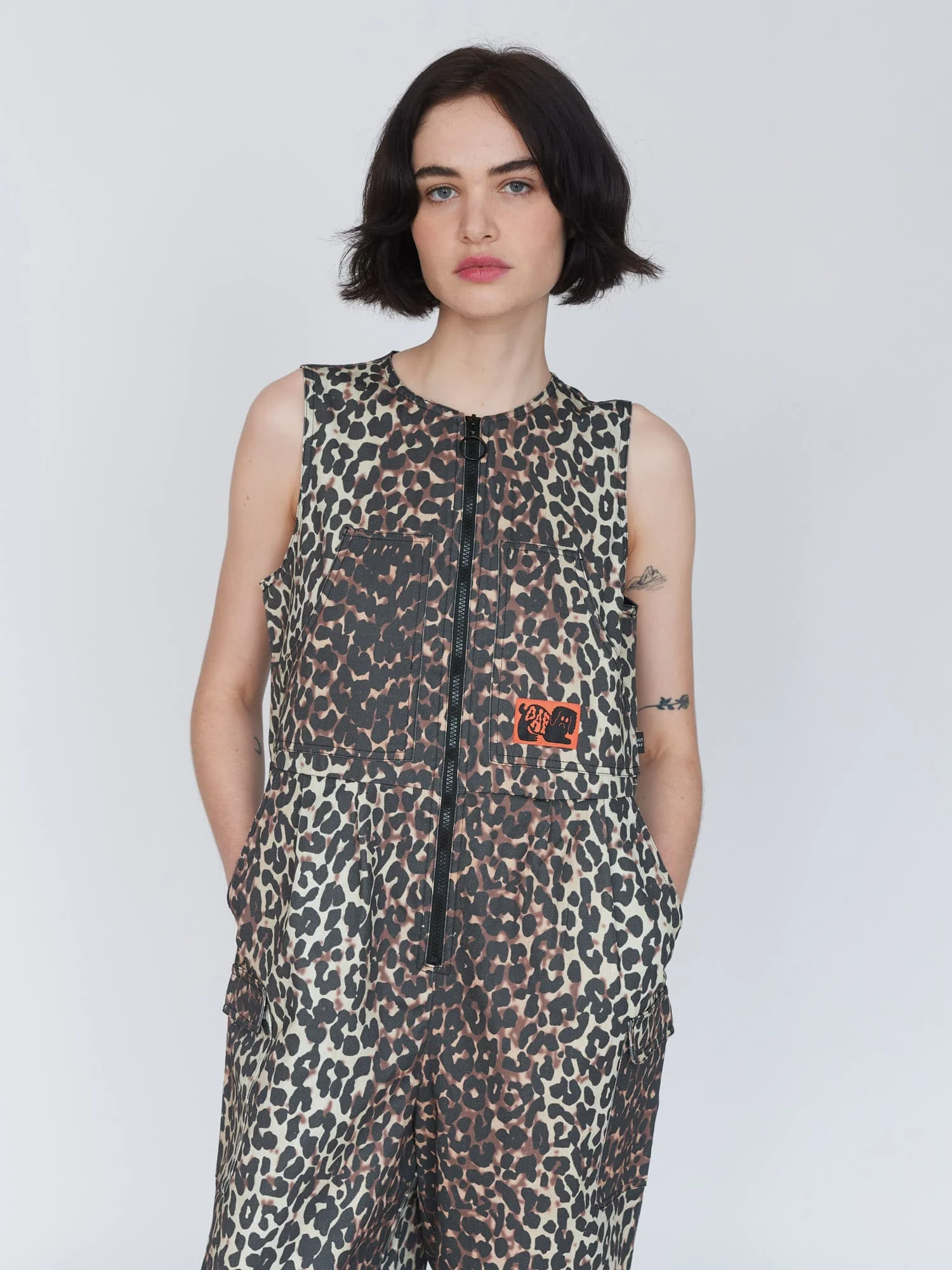 Leopard Gilet Jumpsuit - Image 7