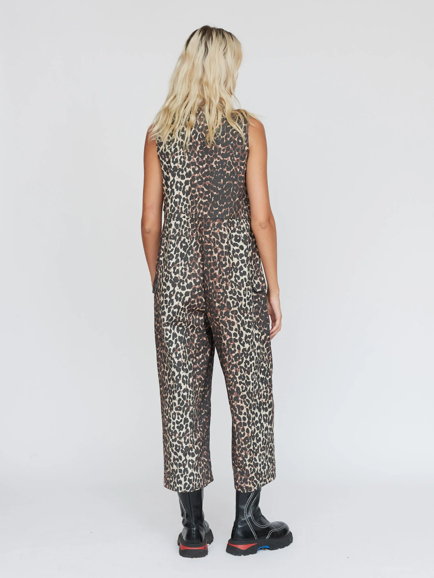 Leopard Gilet Jumpsuit - Image 8