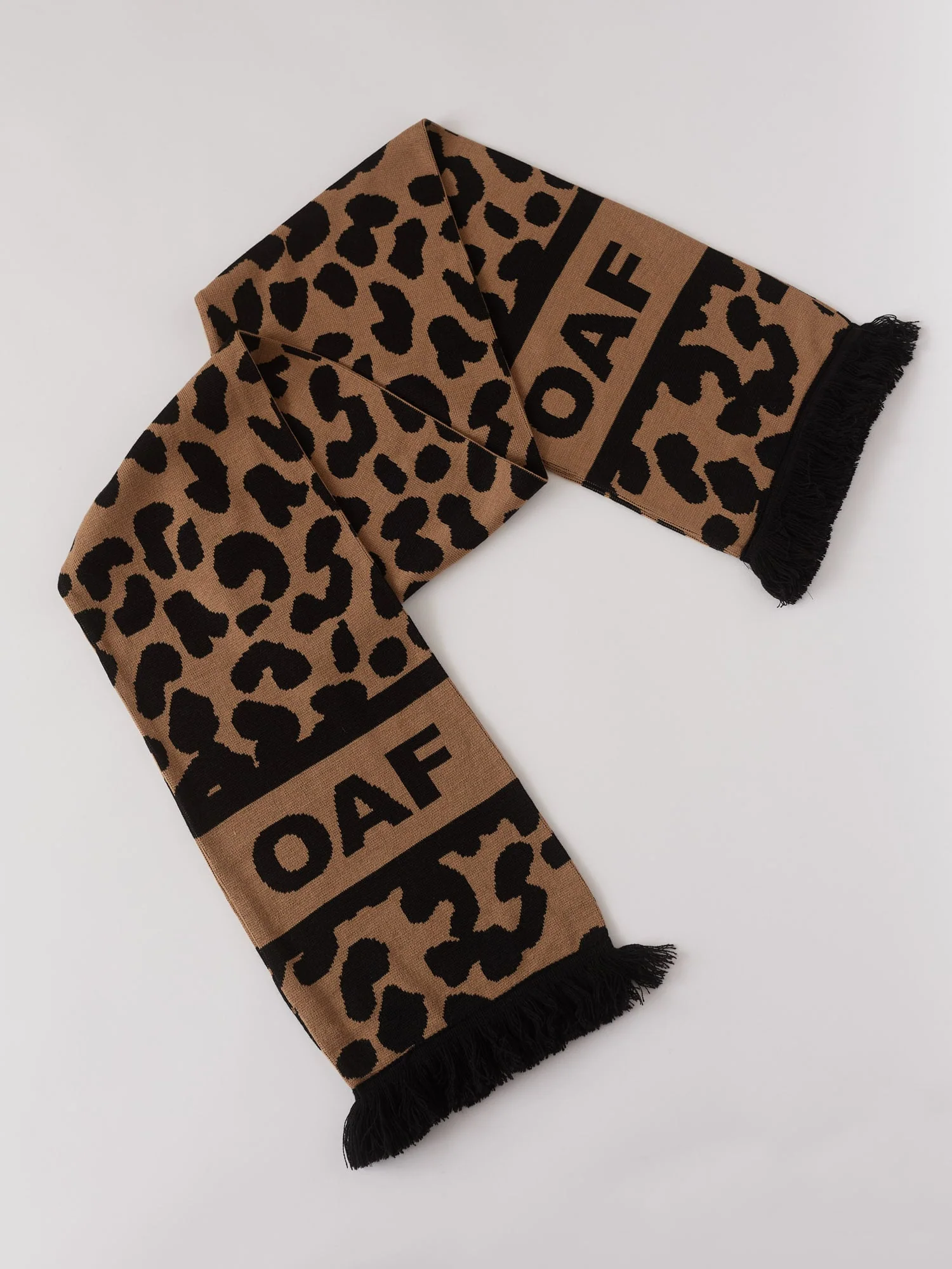 Leopard Oaf Football Scarf