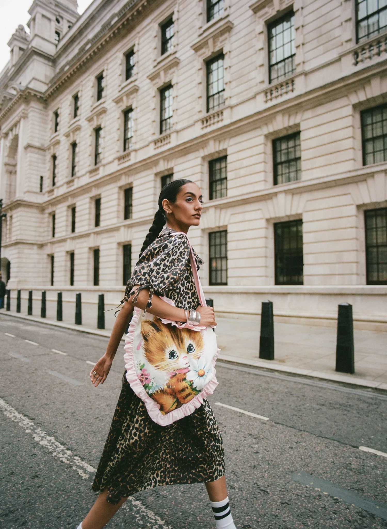 Leopard Smock Dress - Image 2