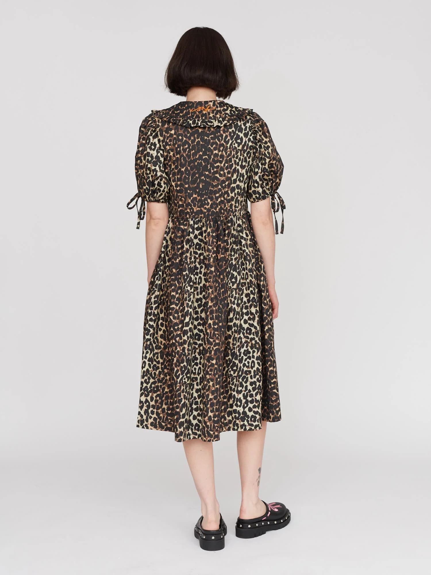 Leopard Smock Dress - Image 8