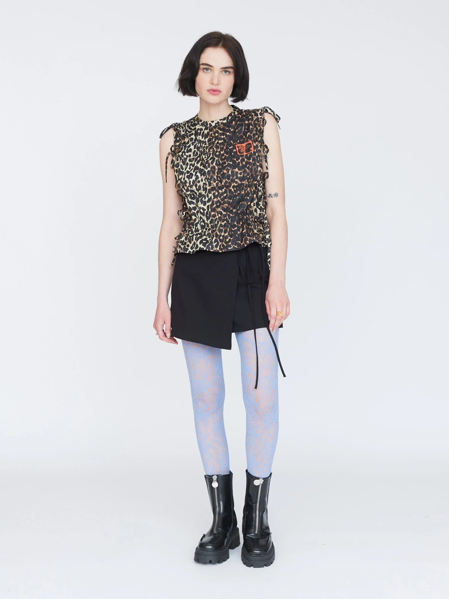 Leopard Tied Up Top - Image 2