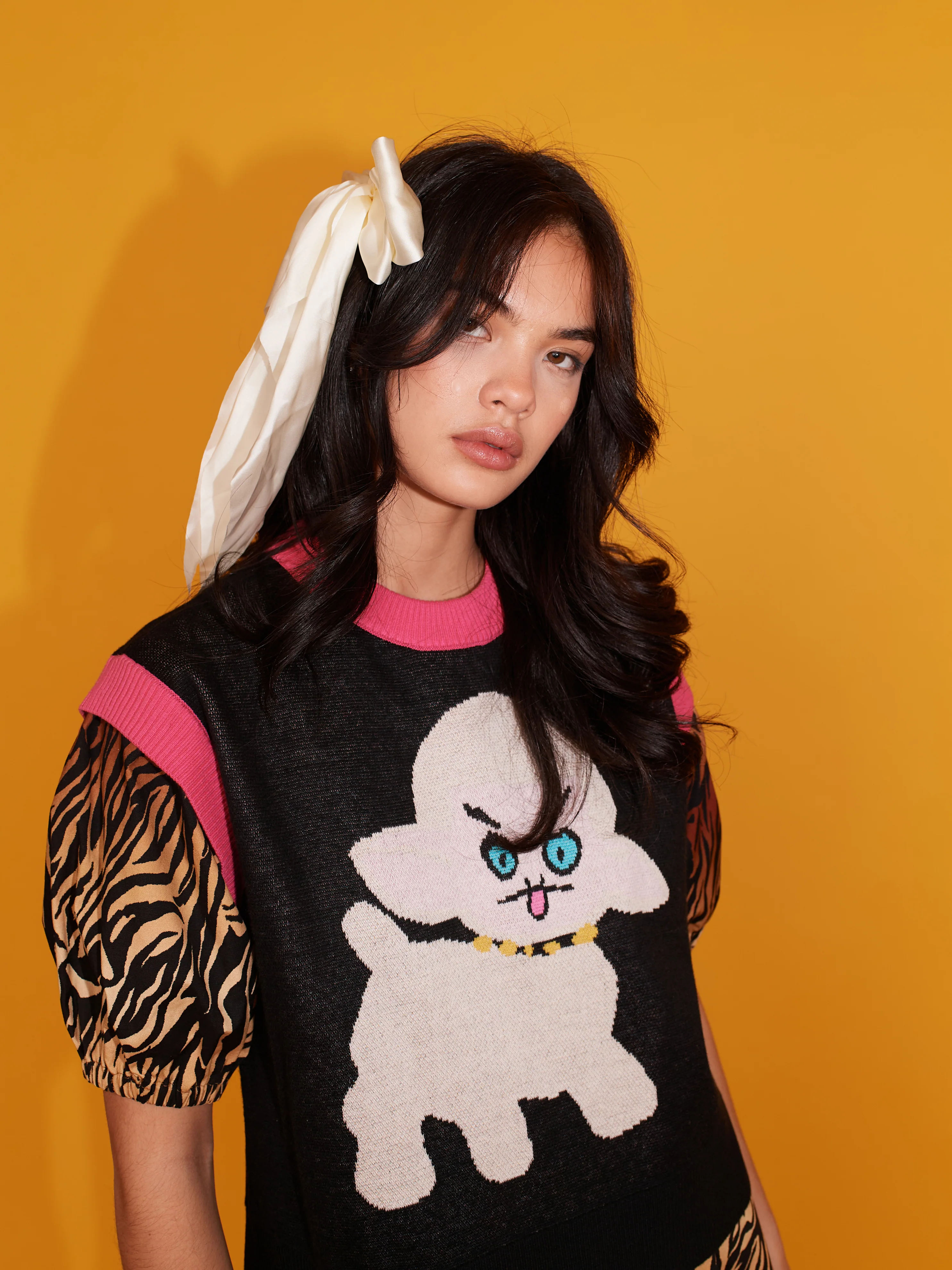 Little Lamb Knitted Vest - Image 2