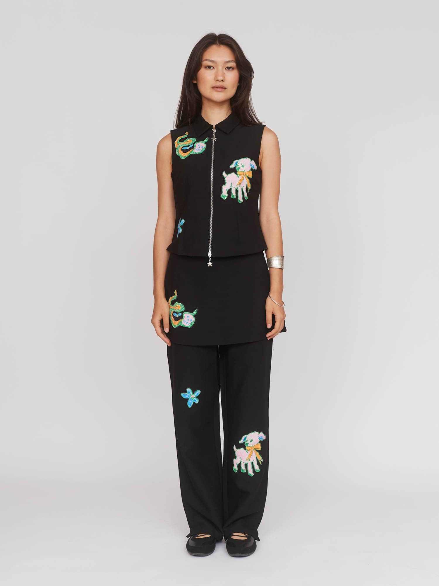 Little Lambs Skirt Trouser - Image 6