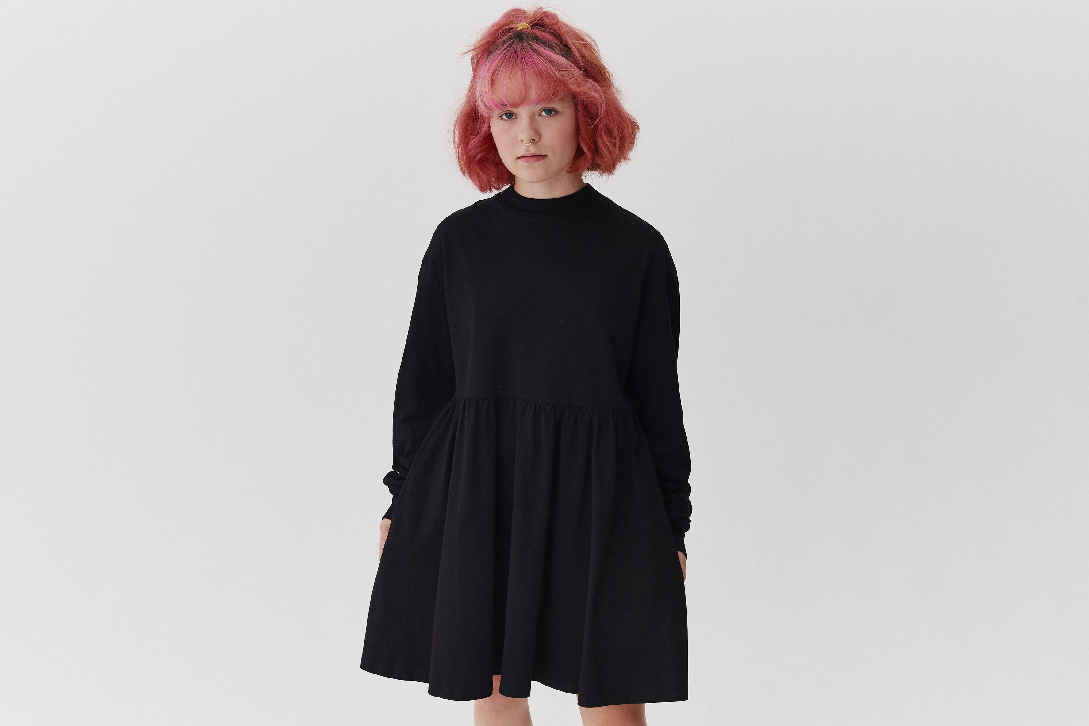 LO Black Sally Sack Dress