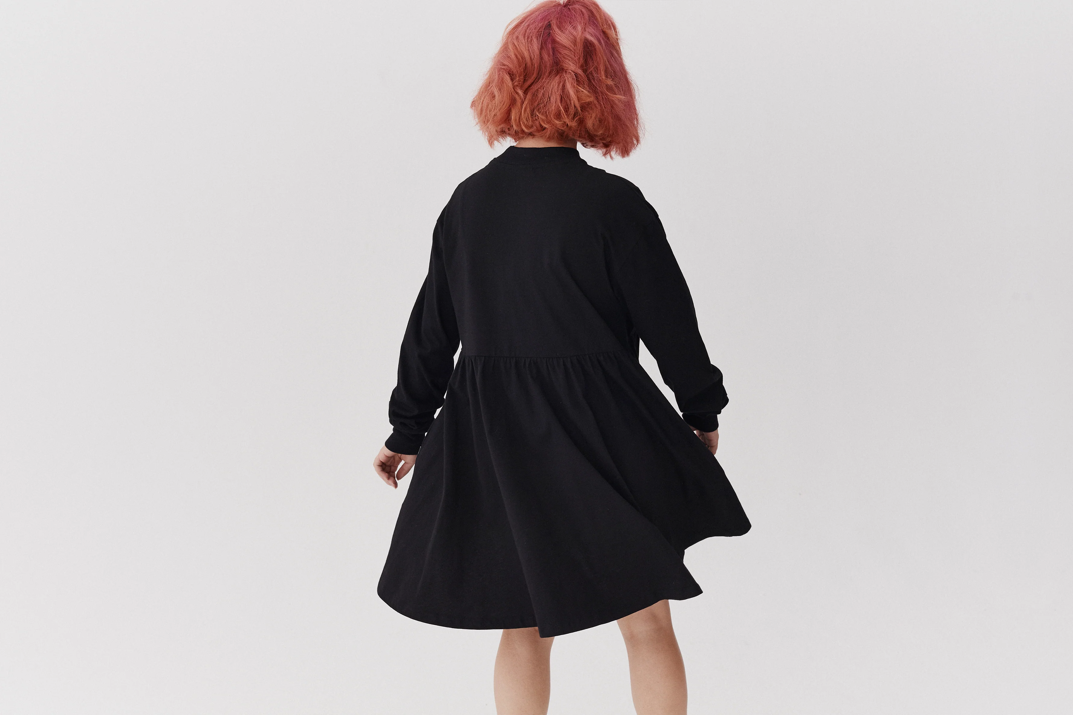 LO Black Sally Sack Dress - Image 2