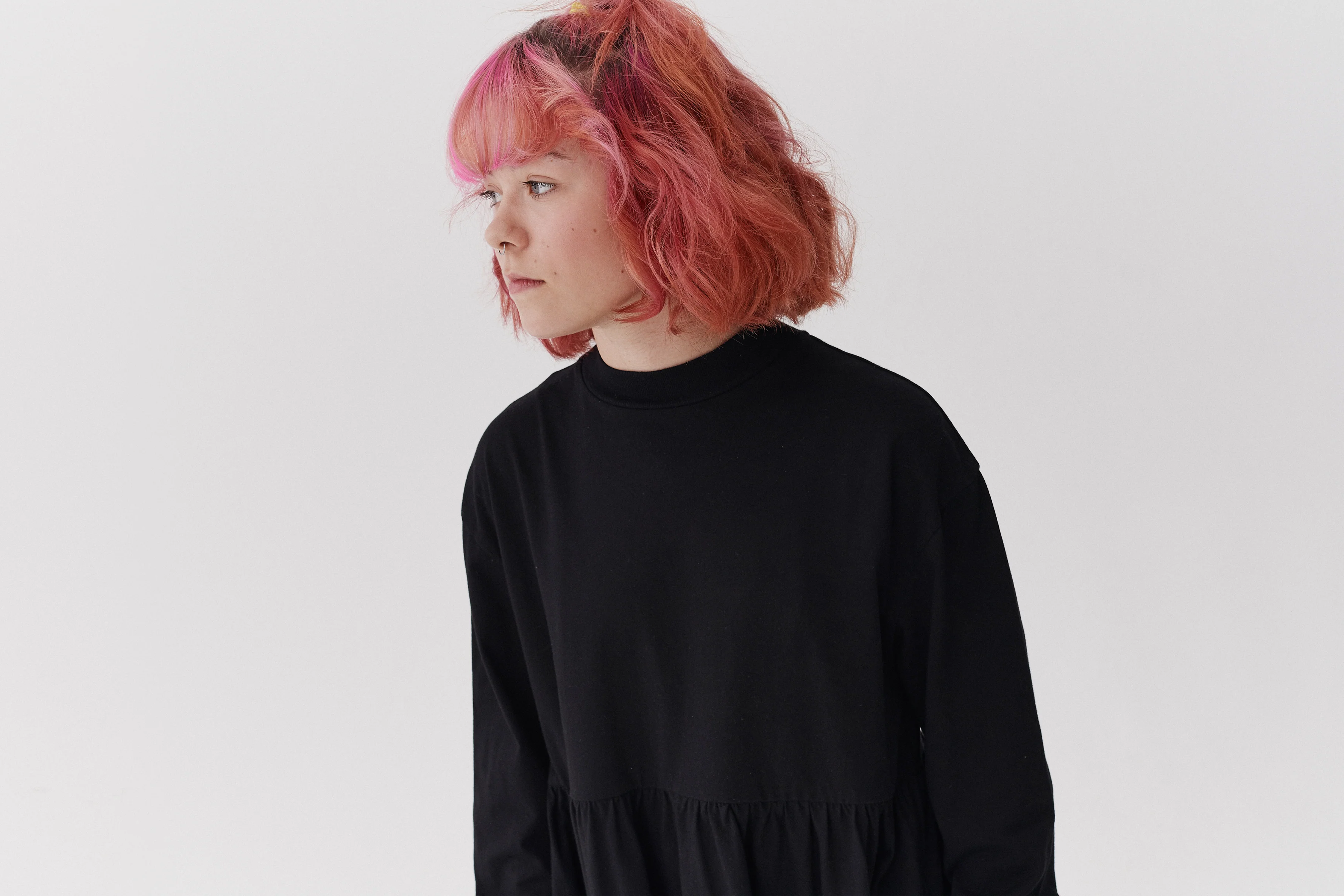 LO Black Sally Sack Dress - Image 6