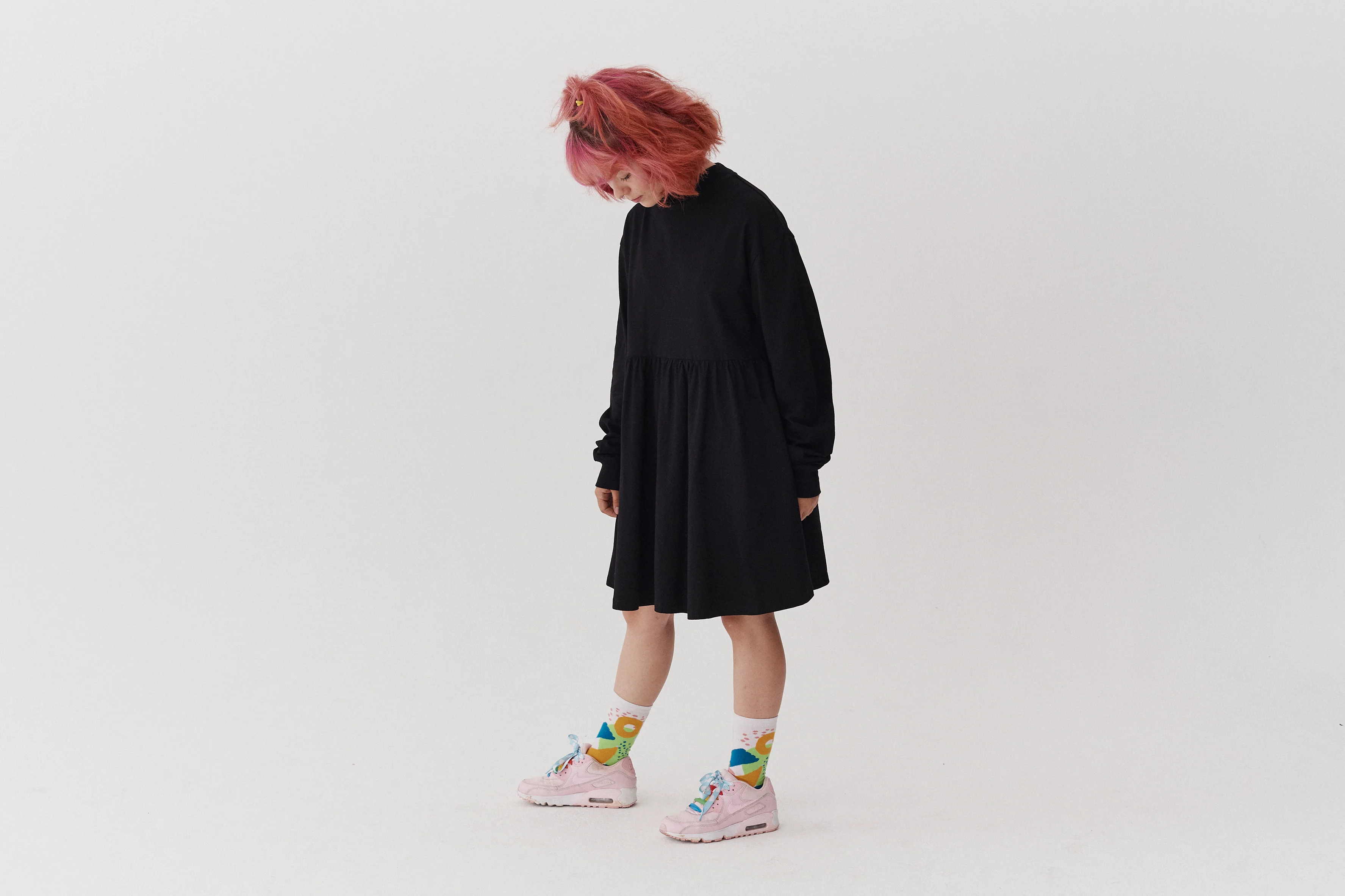 LO Black Sally Sack Dress - Image 7