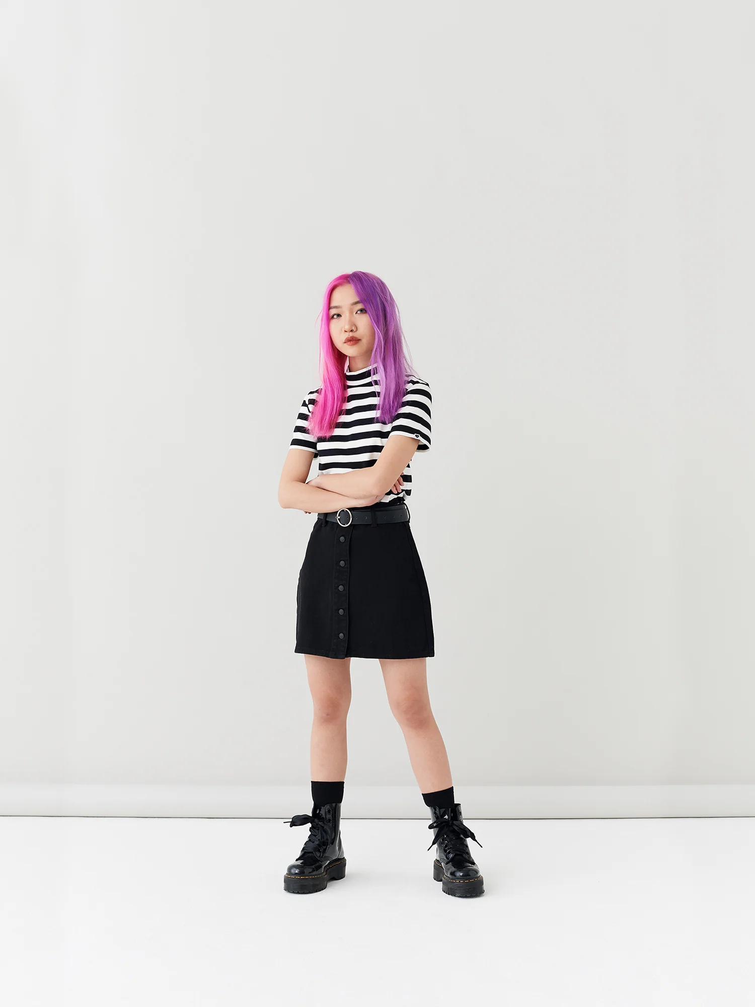 LO Fitted Tee - Big Stripe - Image 5