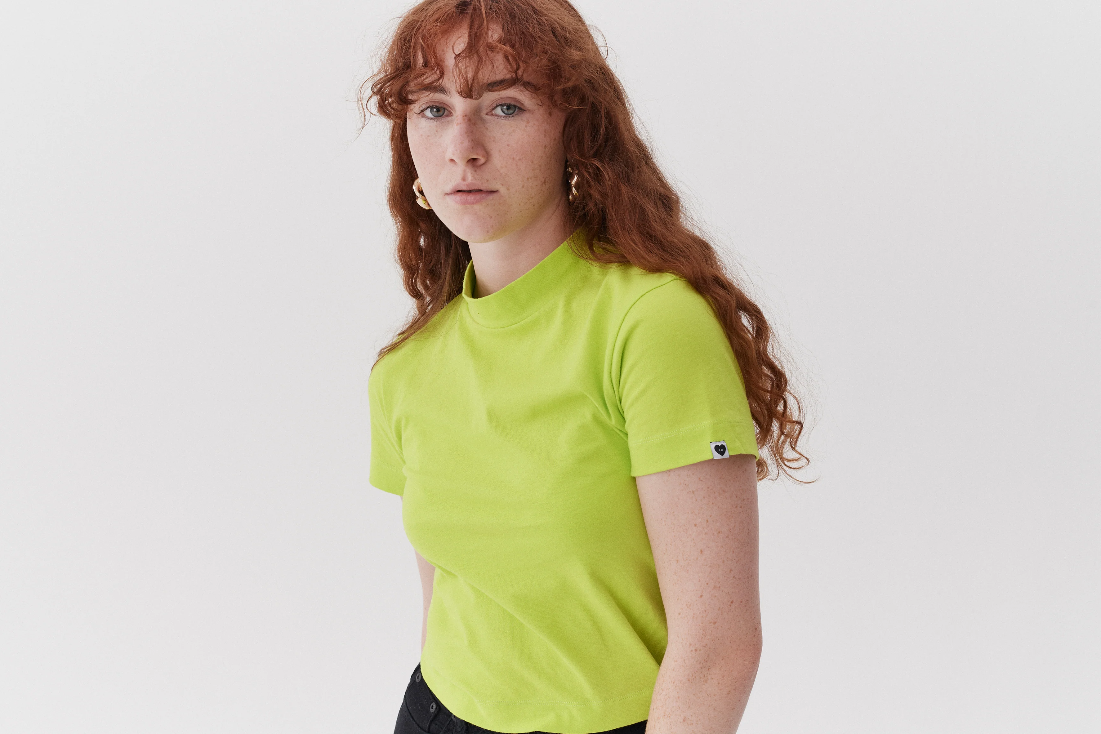 LO Lime Fitted T-shirt - Image 2
