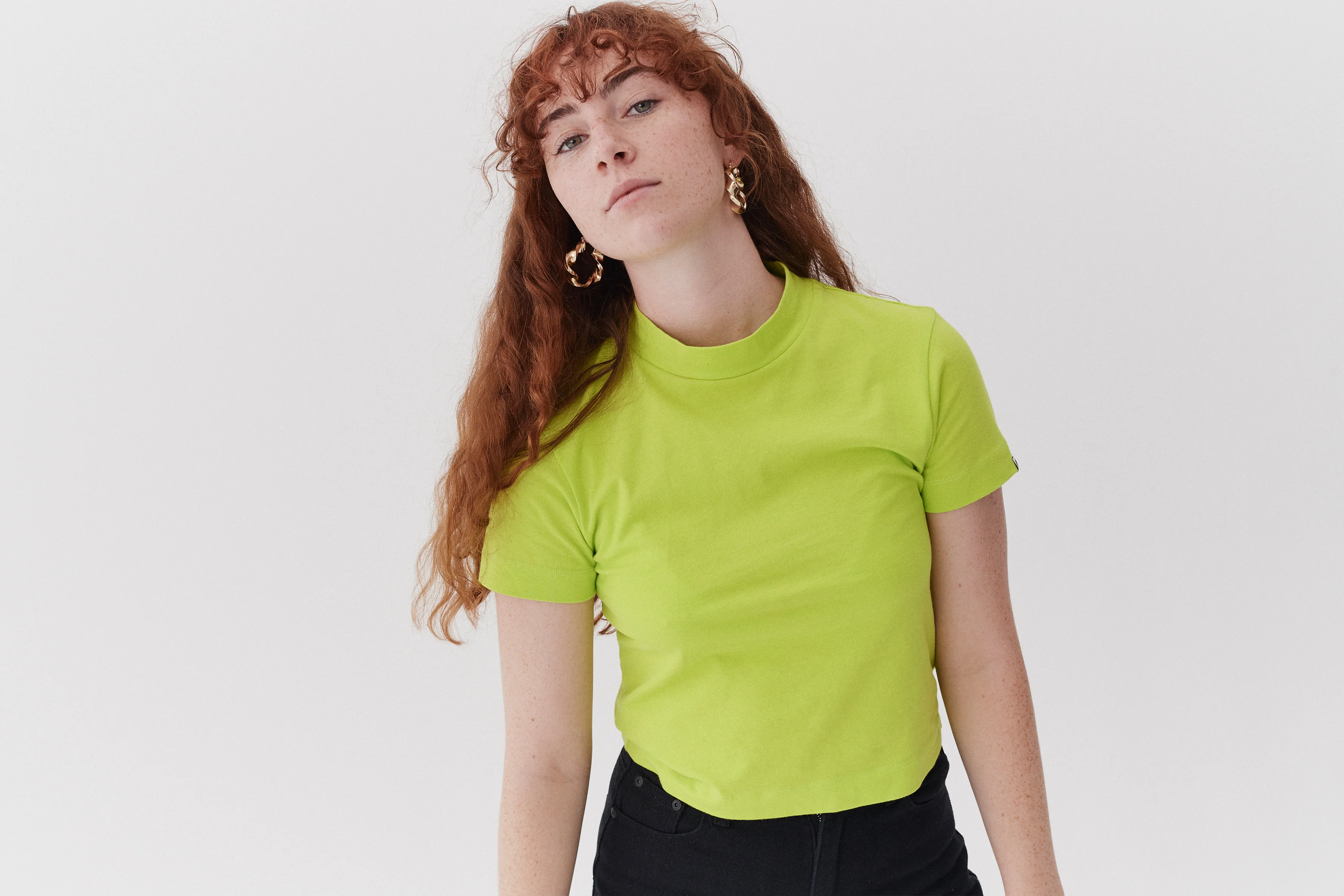 LO Lime Fitted T-shirt - Image 3