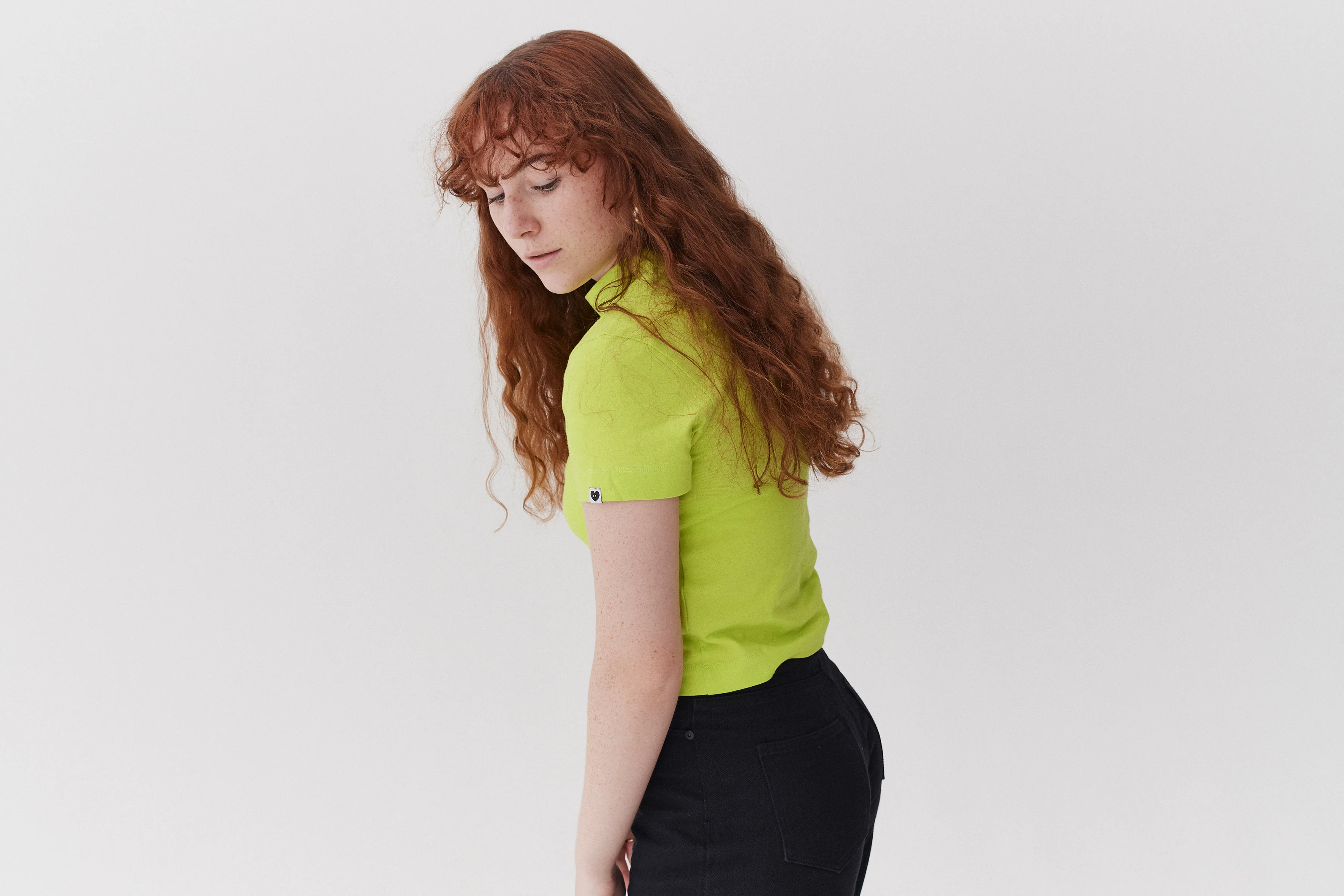 LO Lime Fitted T-shirt - Image 4