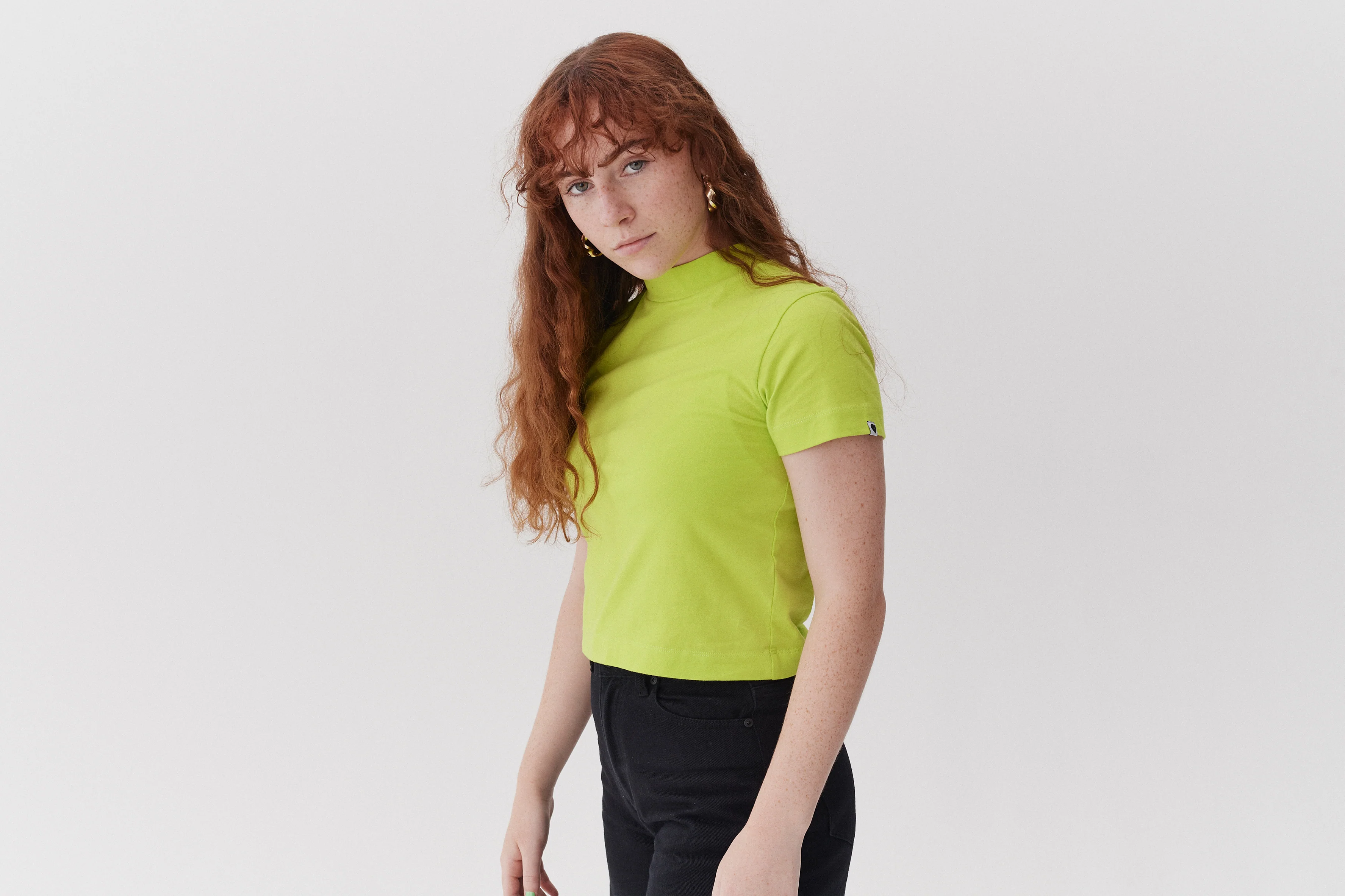 LO Lime Fitted T-shirt - Image 5