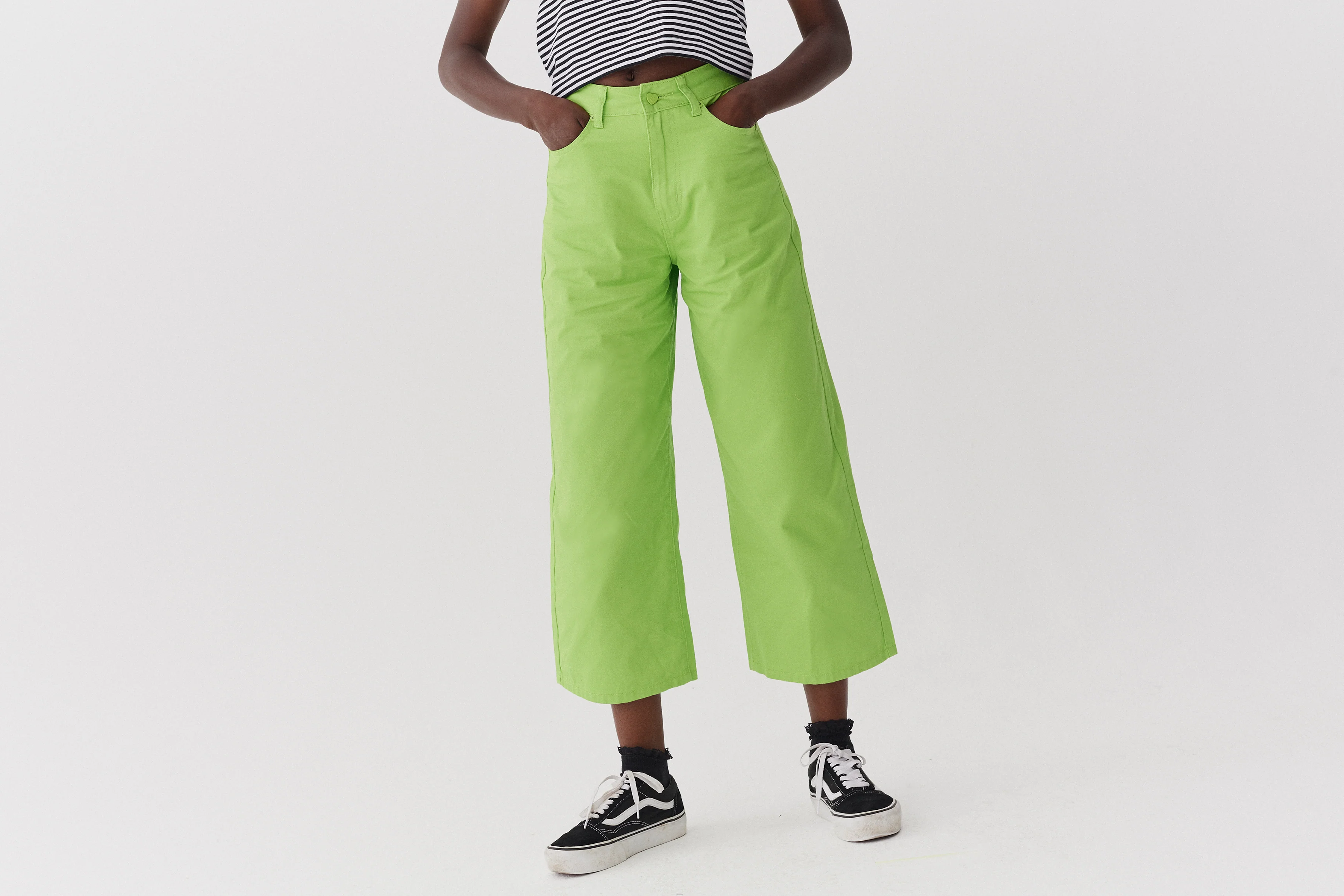 LO Lime Wide Leg Jeans - Image 2