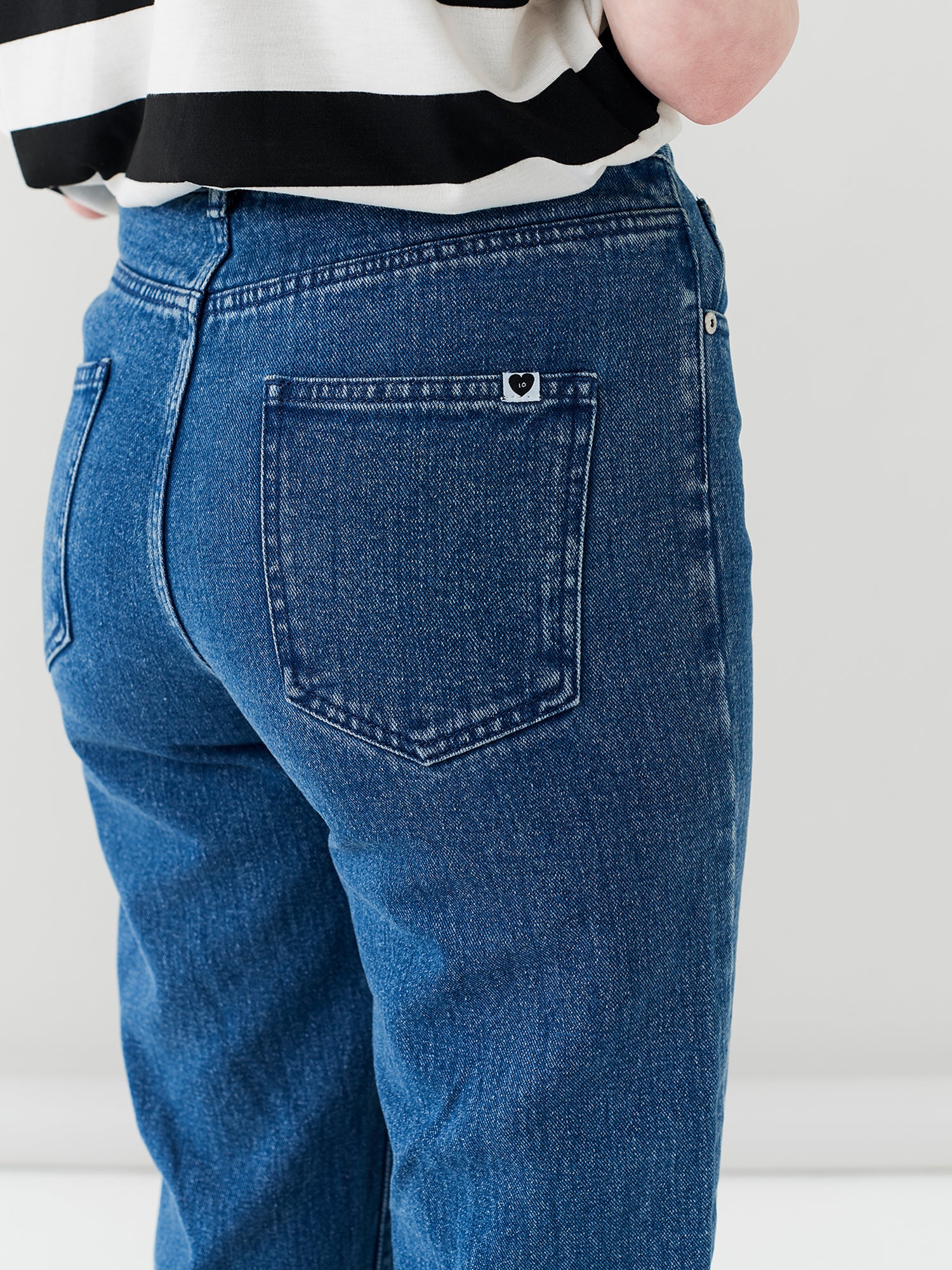 LO Mom Jeans - Mid Wash - Image 6