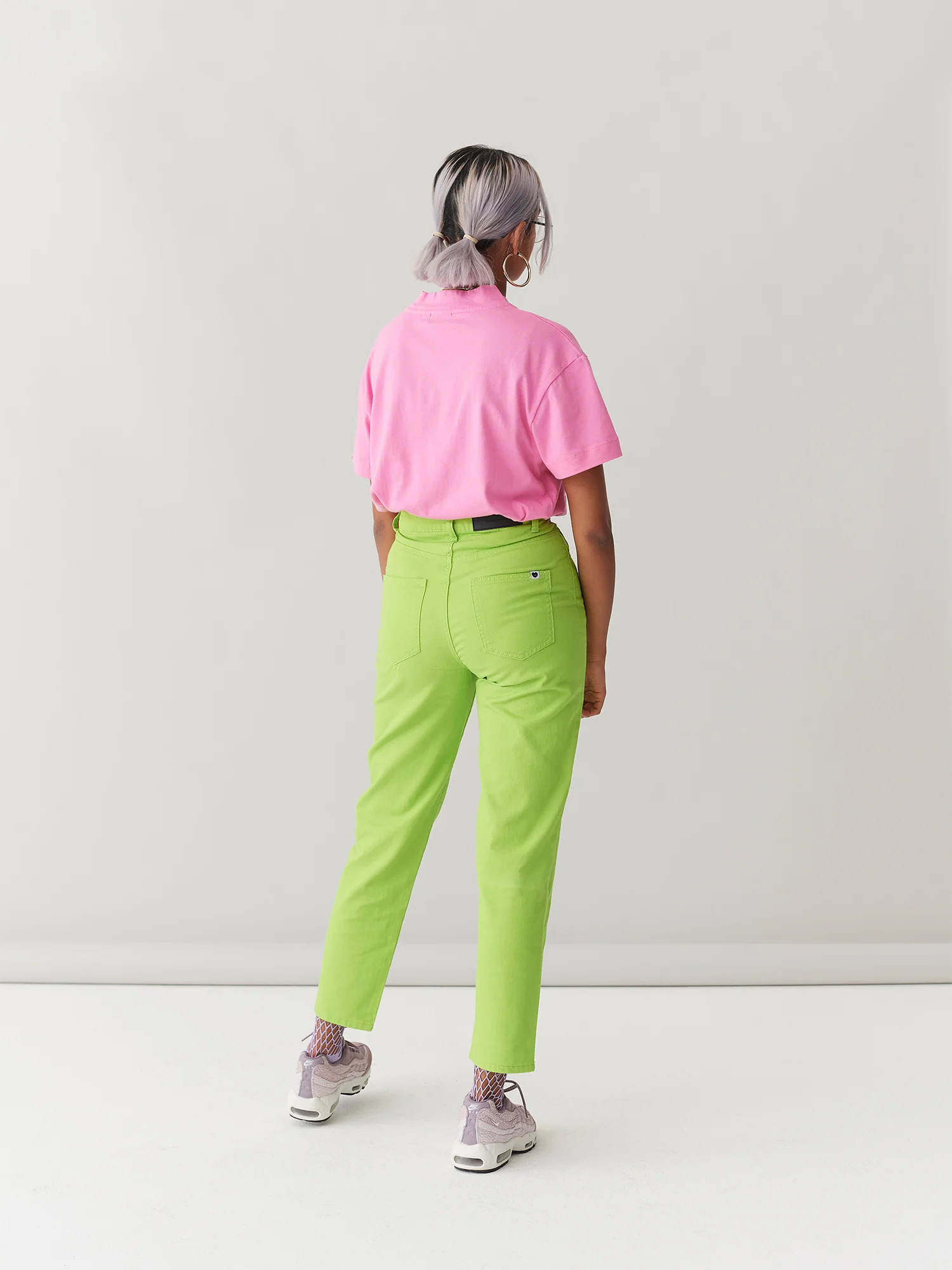 LO Mom Jeans - Lime - Image 3