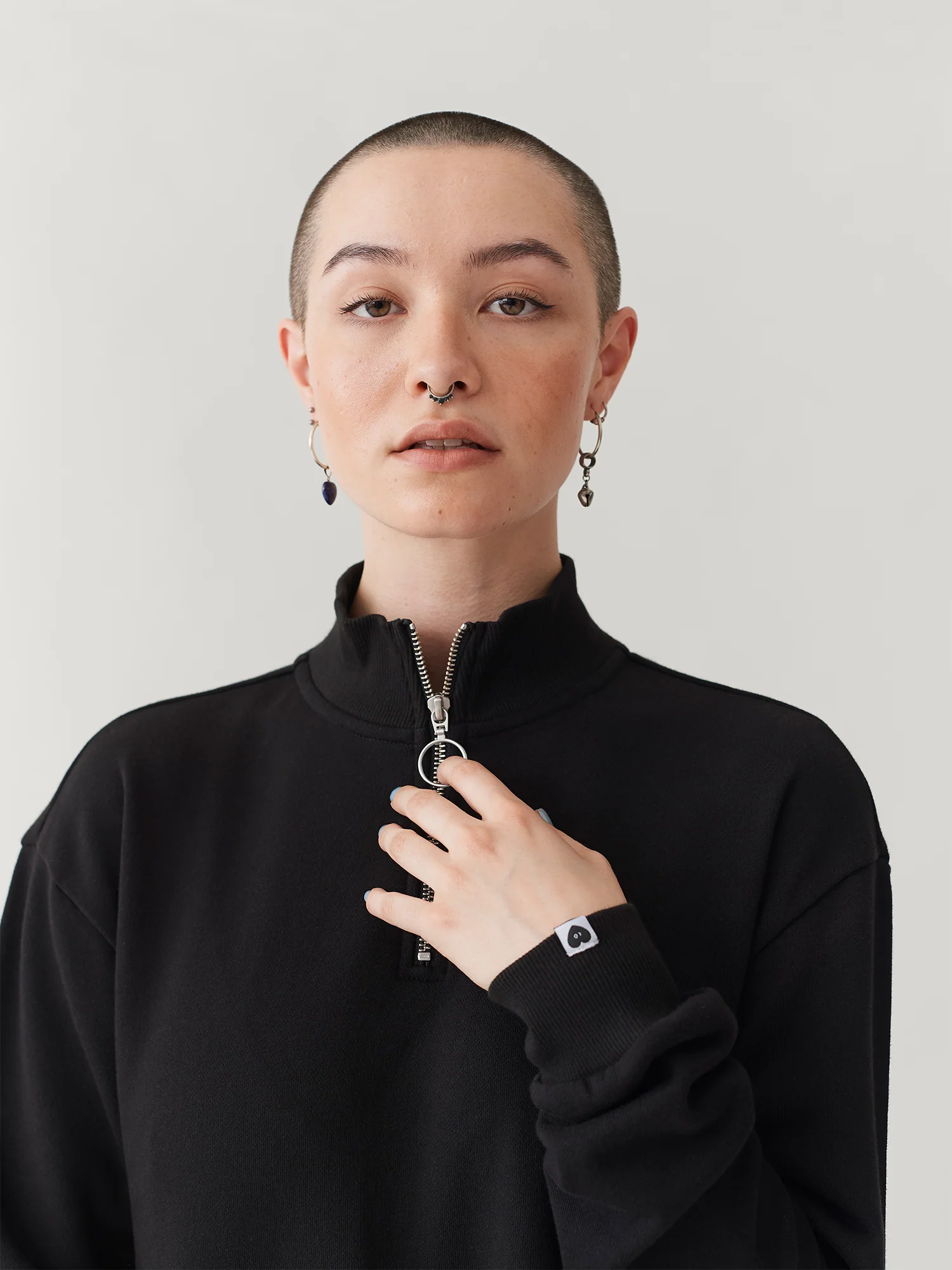LO Sally Sweater Dress - Black - Image 4