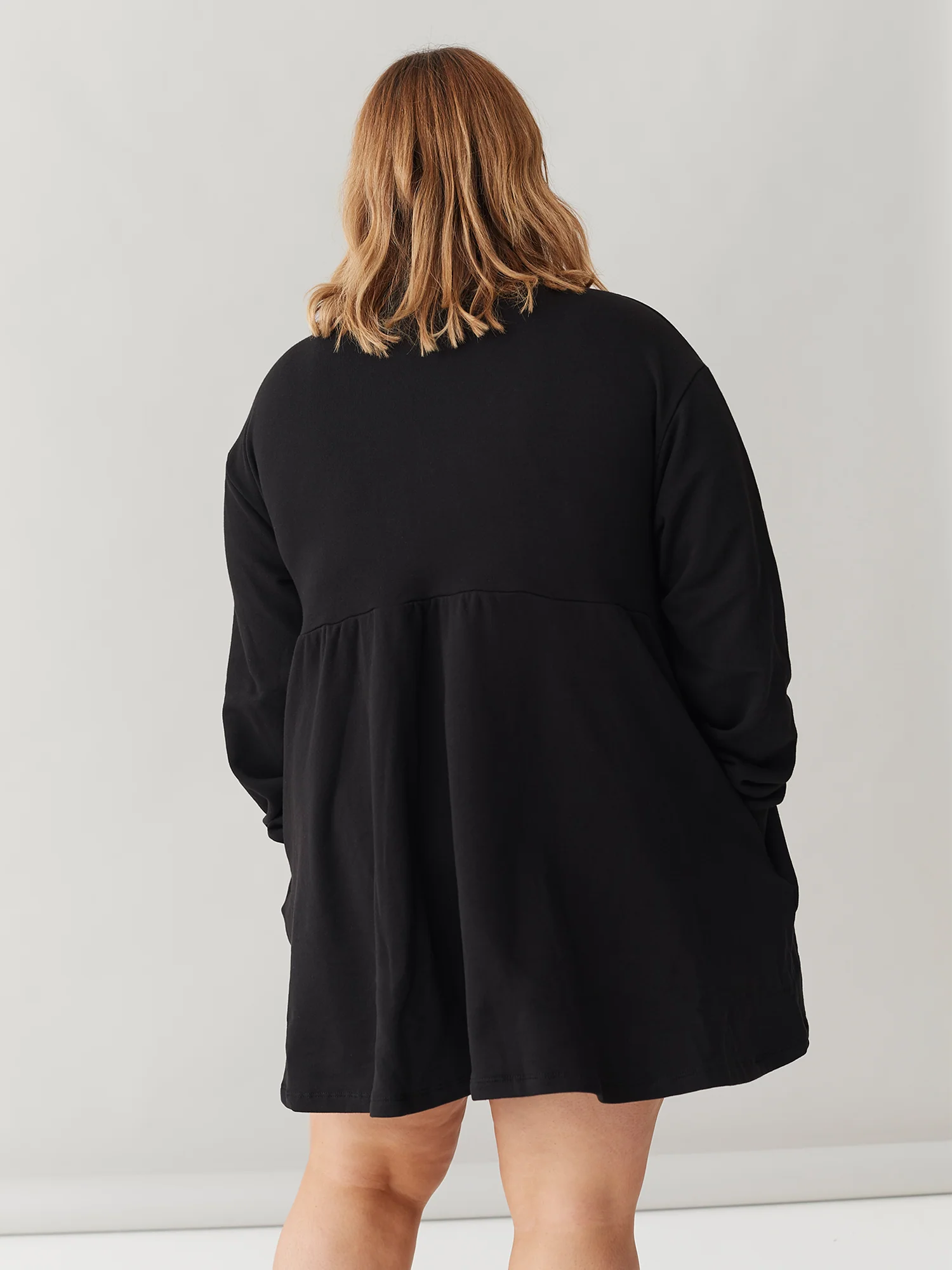 LO Sally Sweater Dress - Black - Image 6
