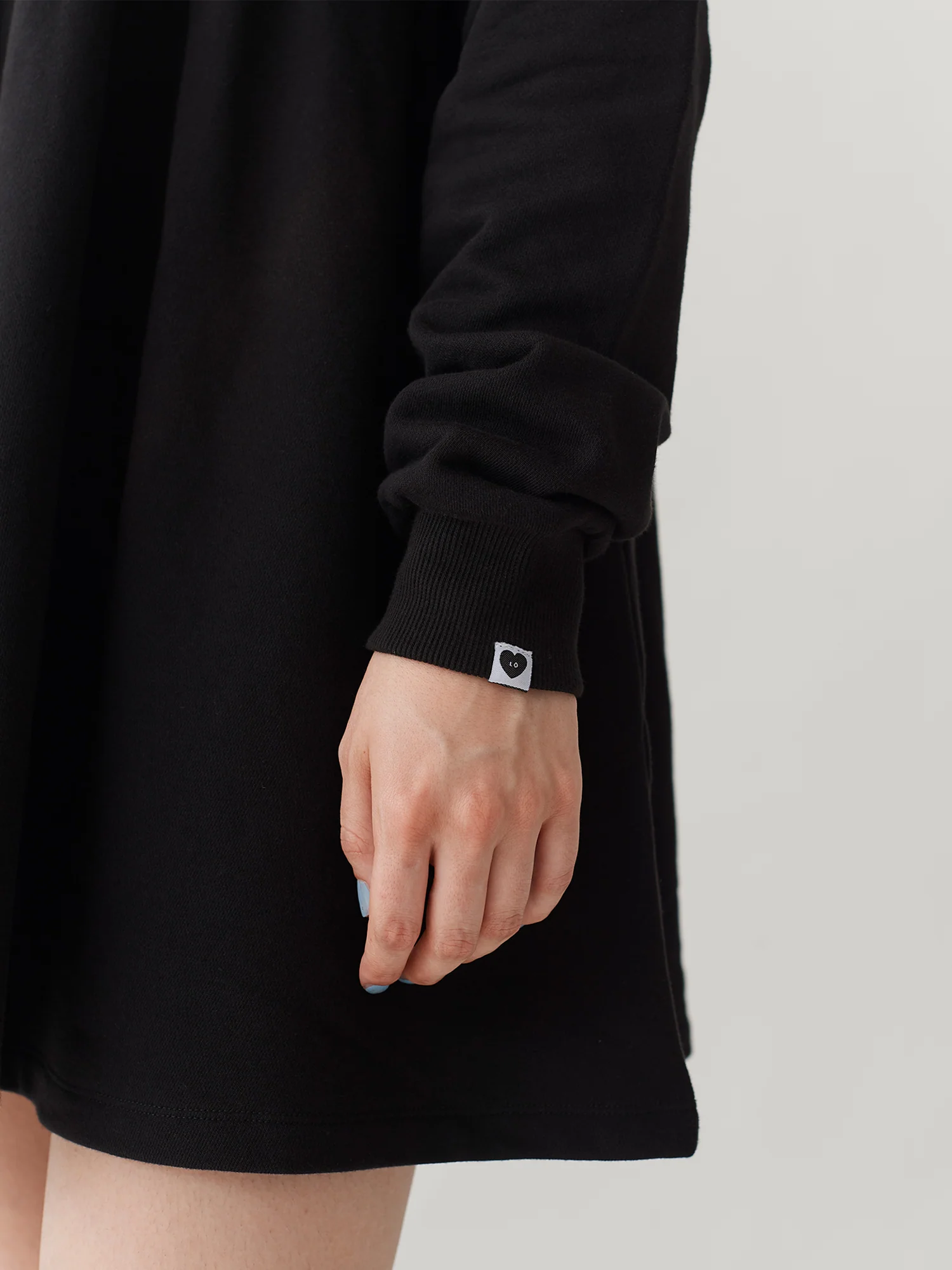 LO Sally Sweater Dress - Black - Image 7