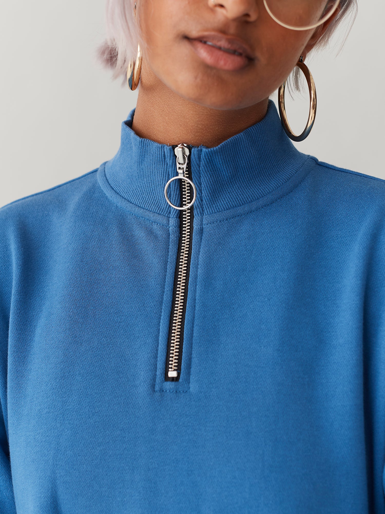 LO Sally Sweater Dress - Blue - Image 9