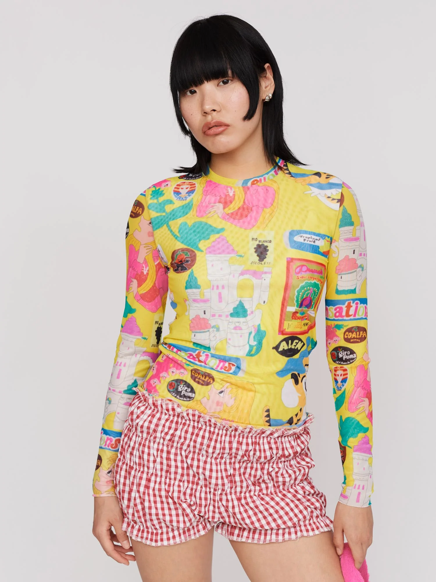 LO x Arabella Simpson Mesh Top - Image 4