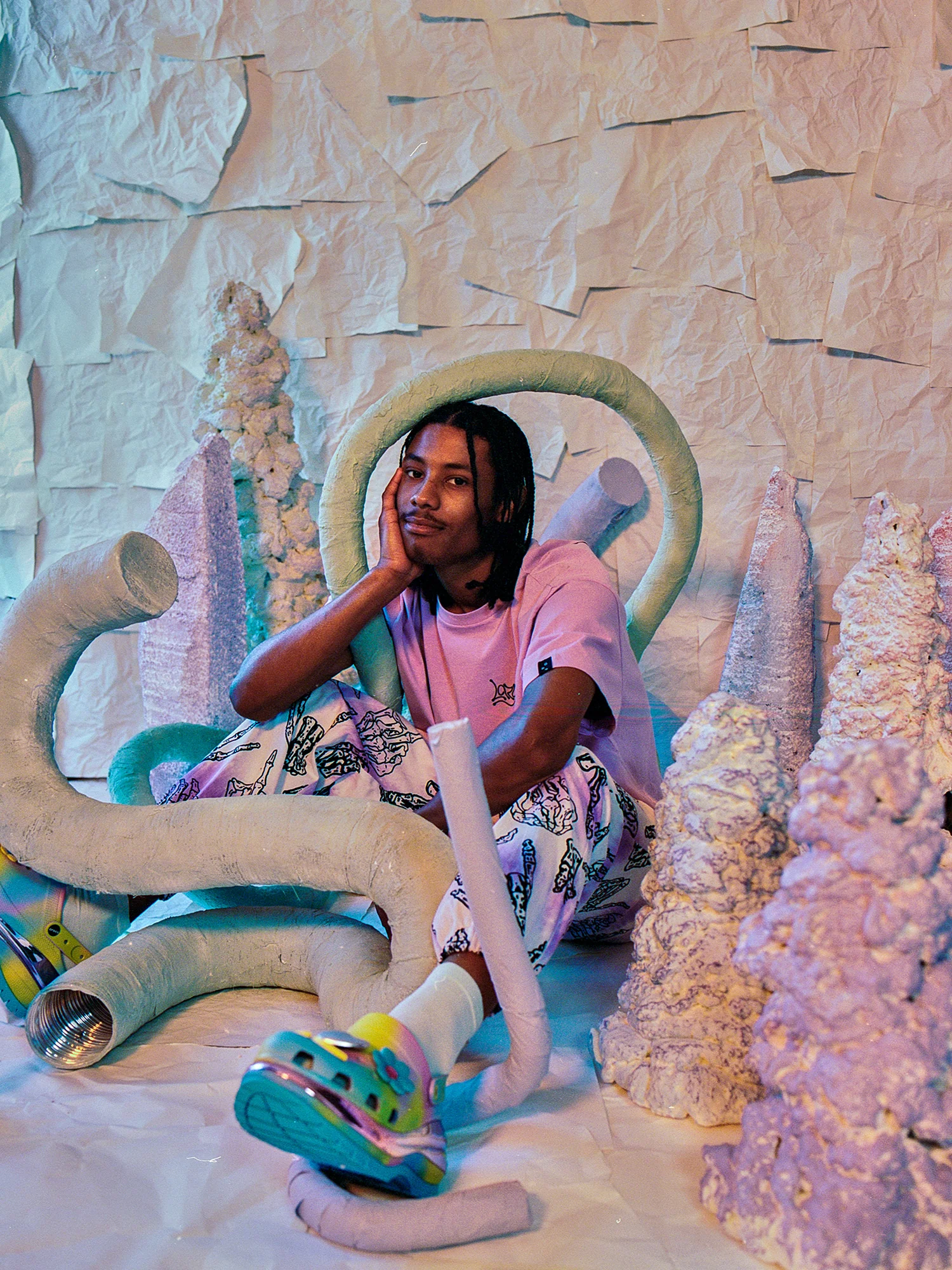 LO X Crocs New Dimensions Mega Crush Clog - Image 5