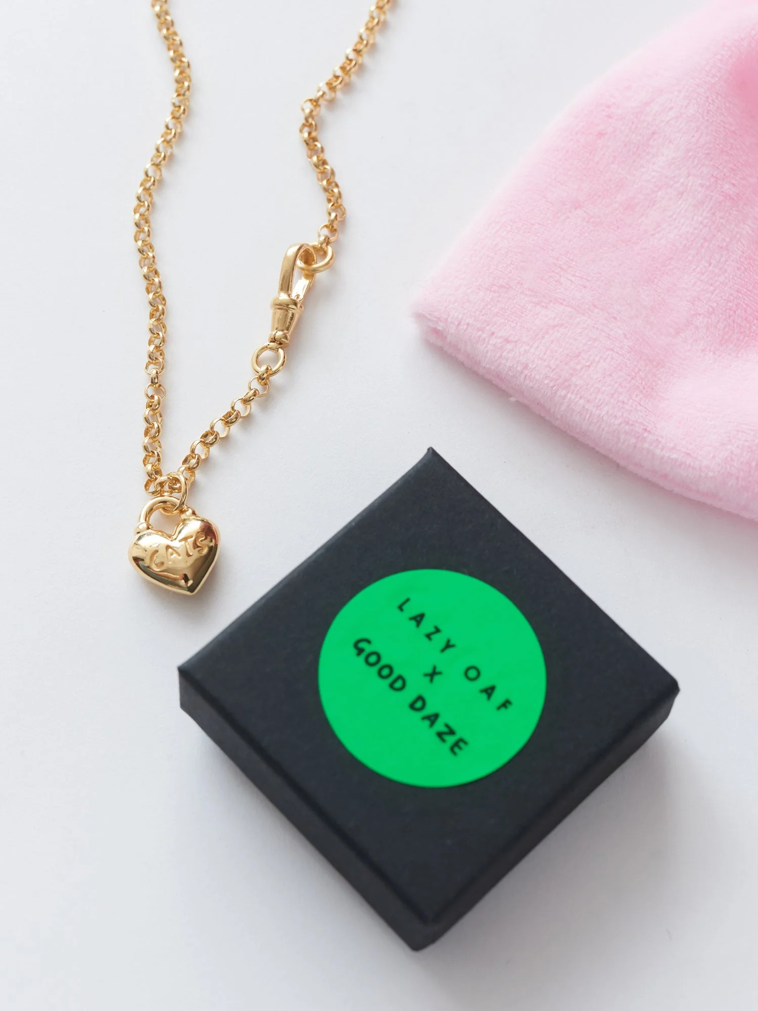 LO x Good Daze Cat Lover Necklace Gold - Image 3