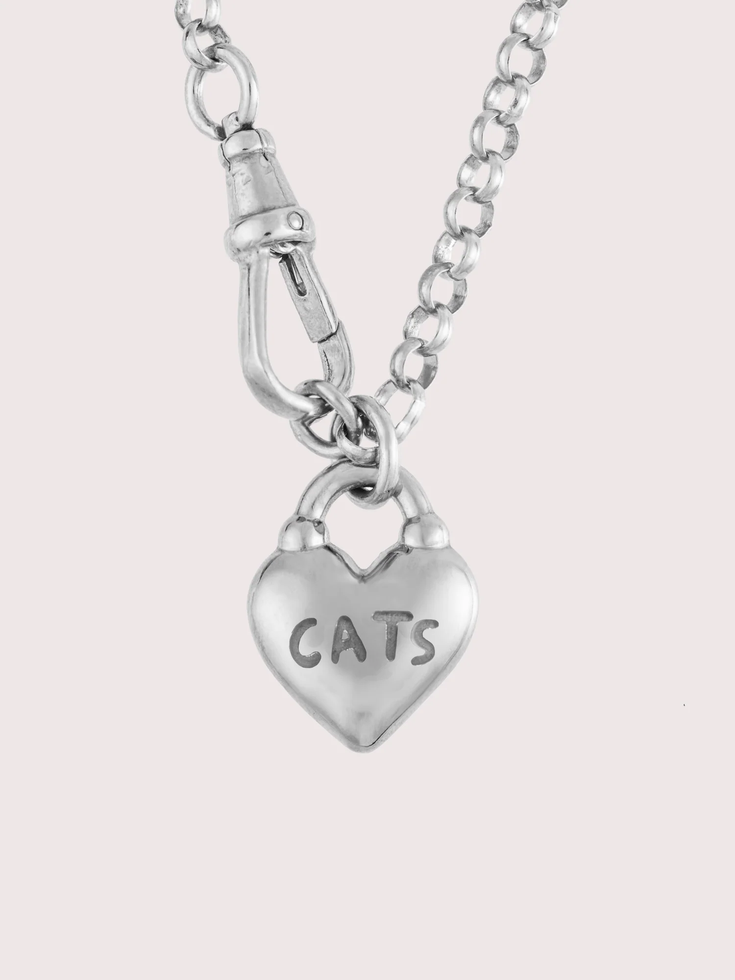 LO x Good Daze Cat Lover Necklace Silver - Image 3
