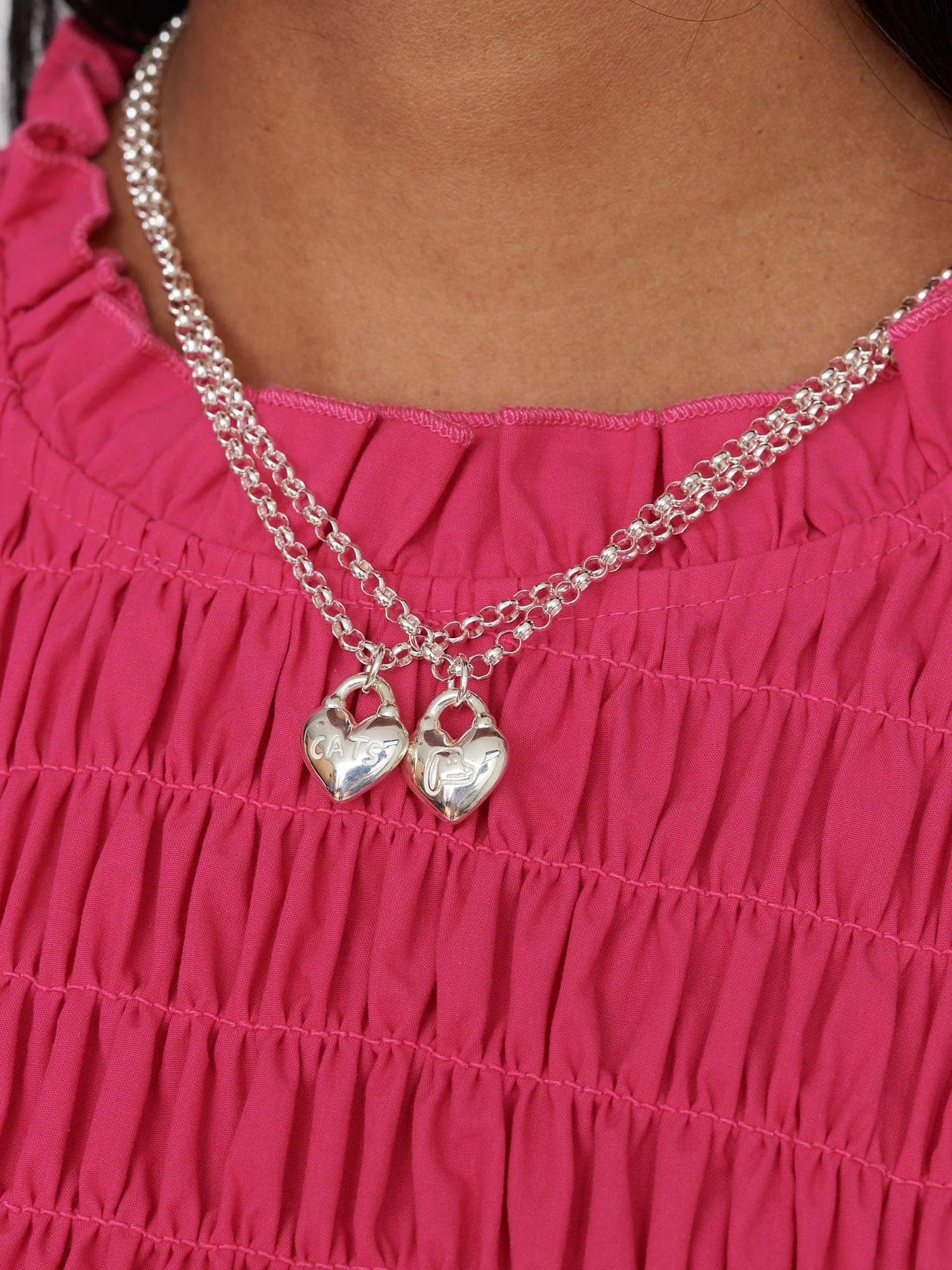 LO x Good Daze Cat Lover Necklace Silver - Image 5