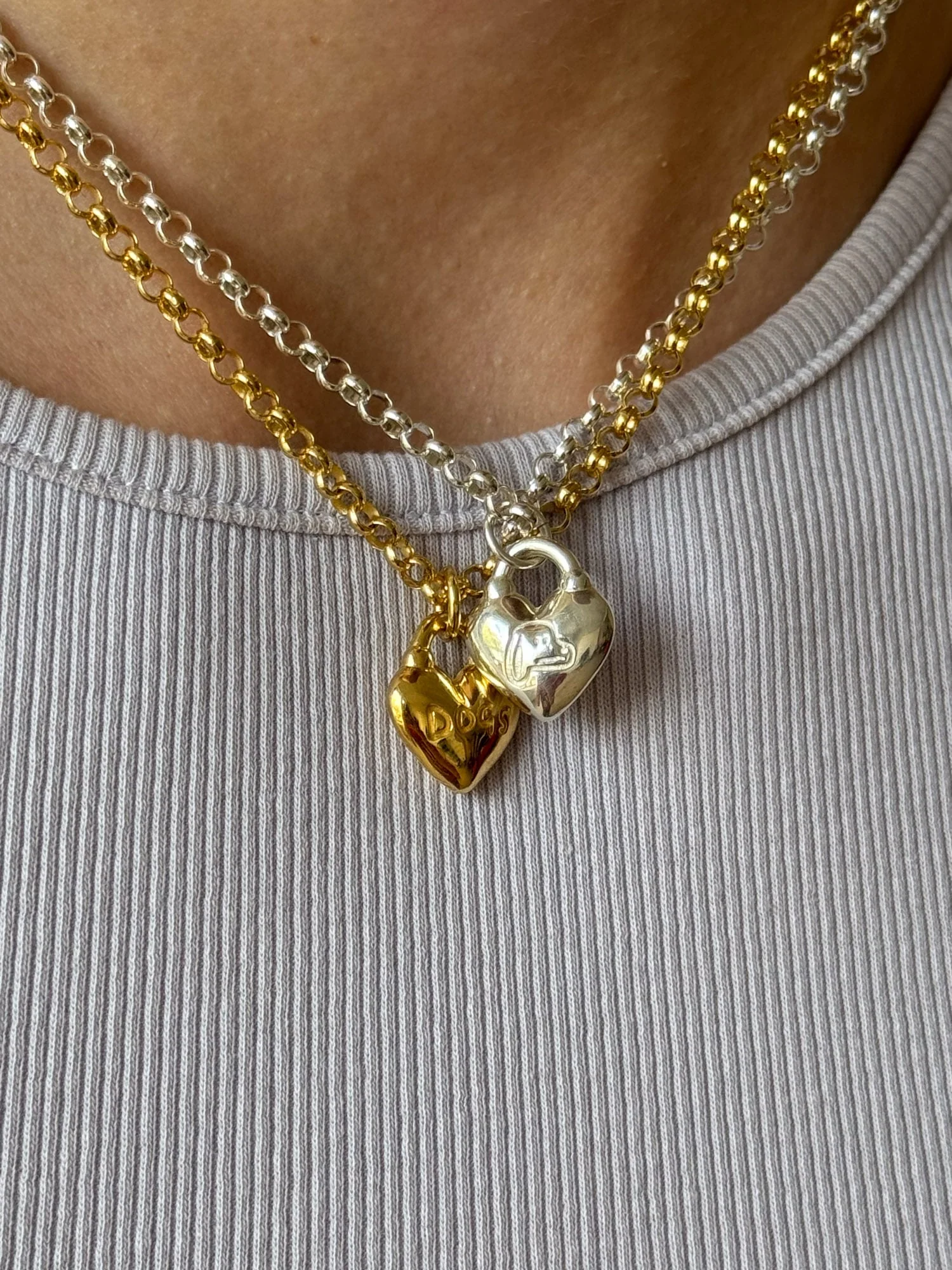LO x Good Daze Dog Lover Necklace Silver - Image 3