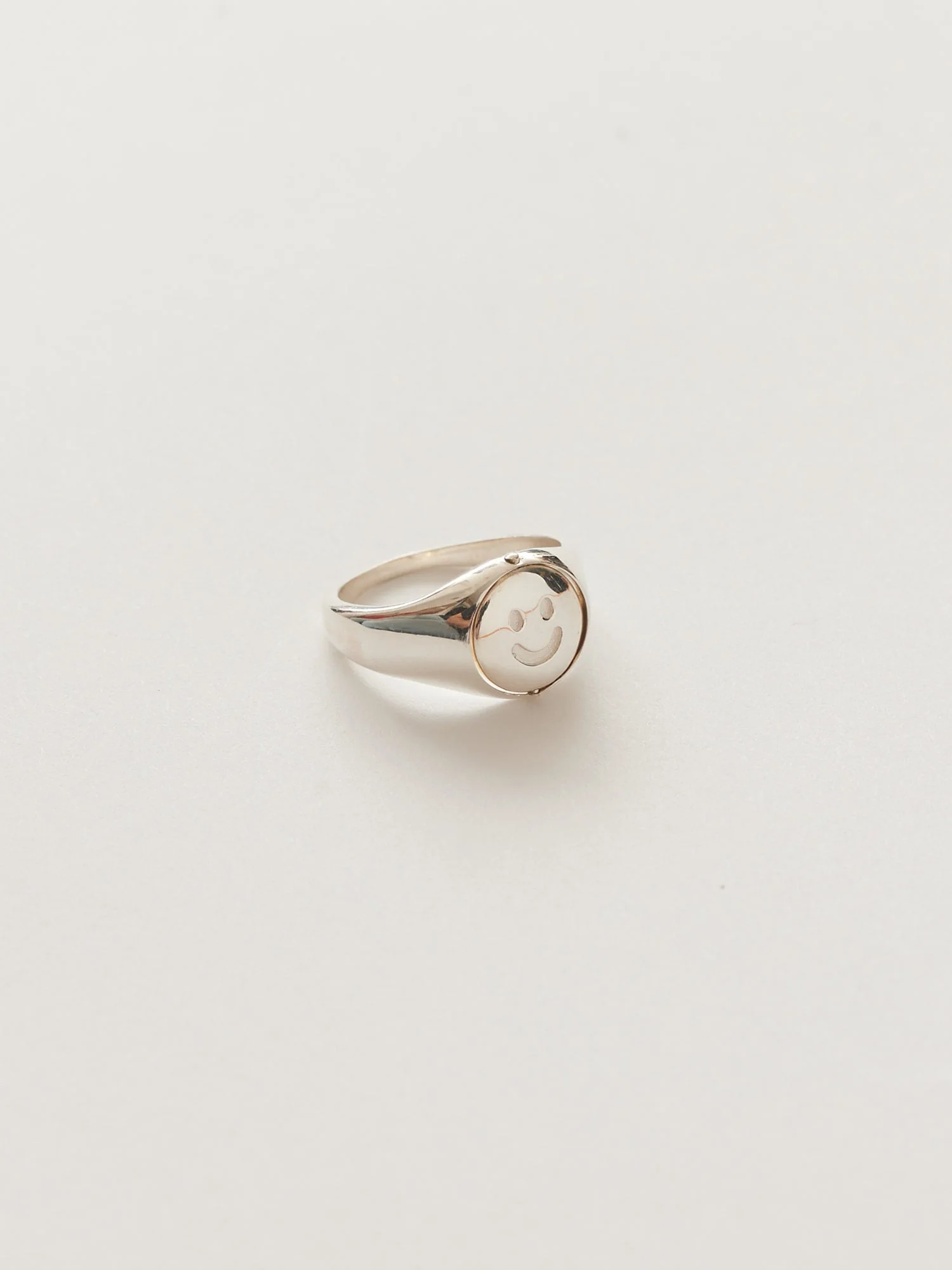 LO x Good Daze Spinner Happy Sad Ring Silver