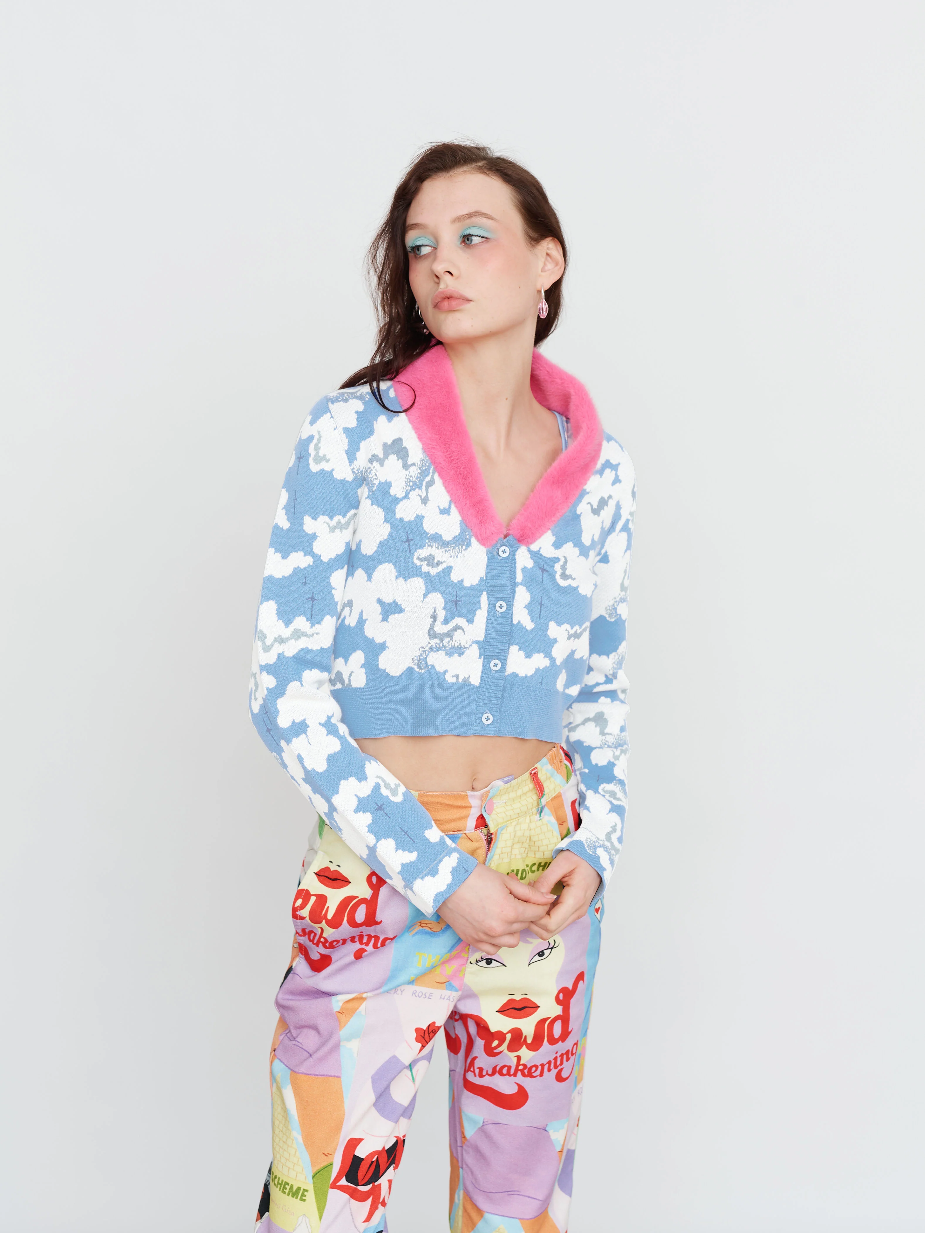 LO X Laura Callaghan Book Club Cloudy Cardigan - Image 3