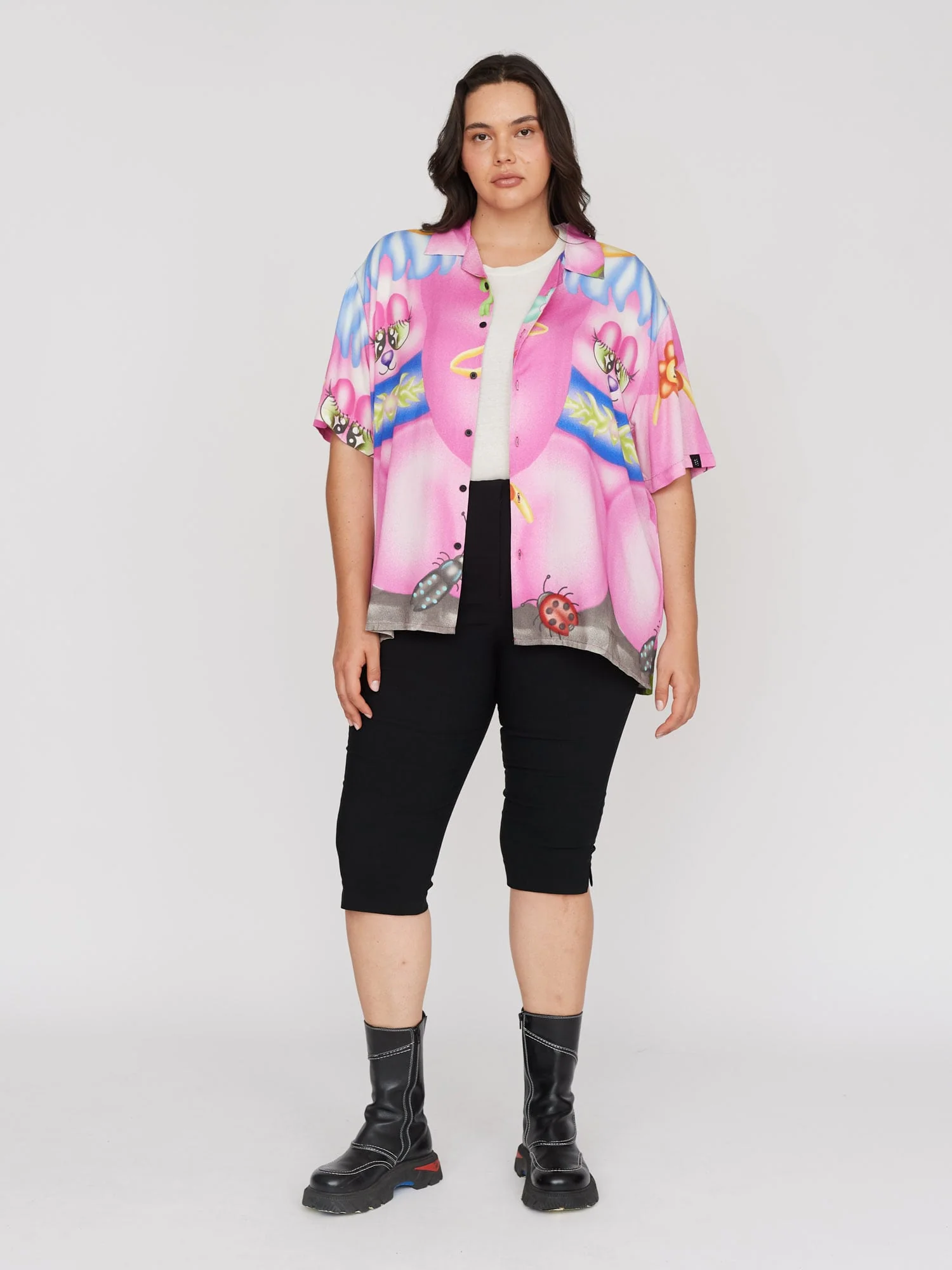 LO x Lony Mathis Cherry Garden Bowling Shirt