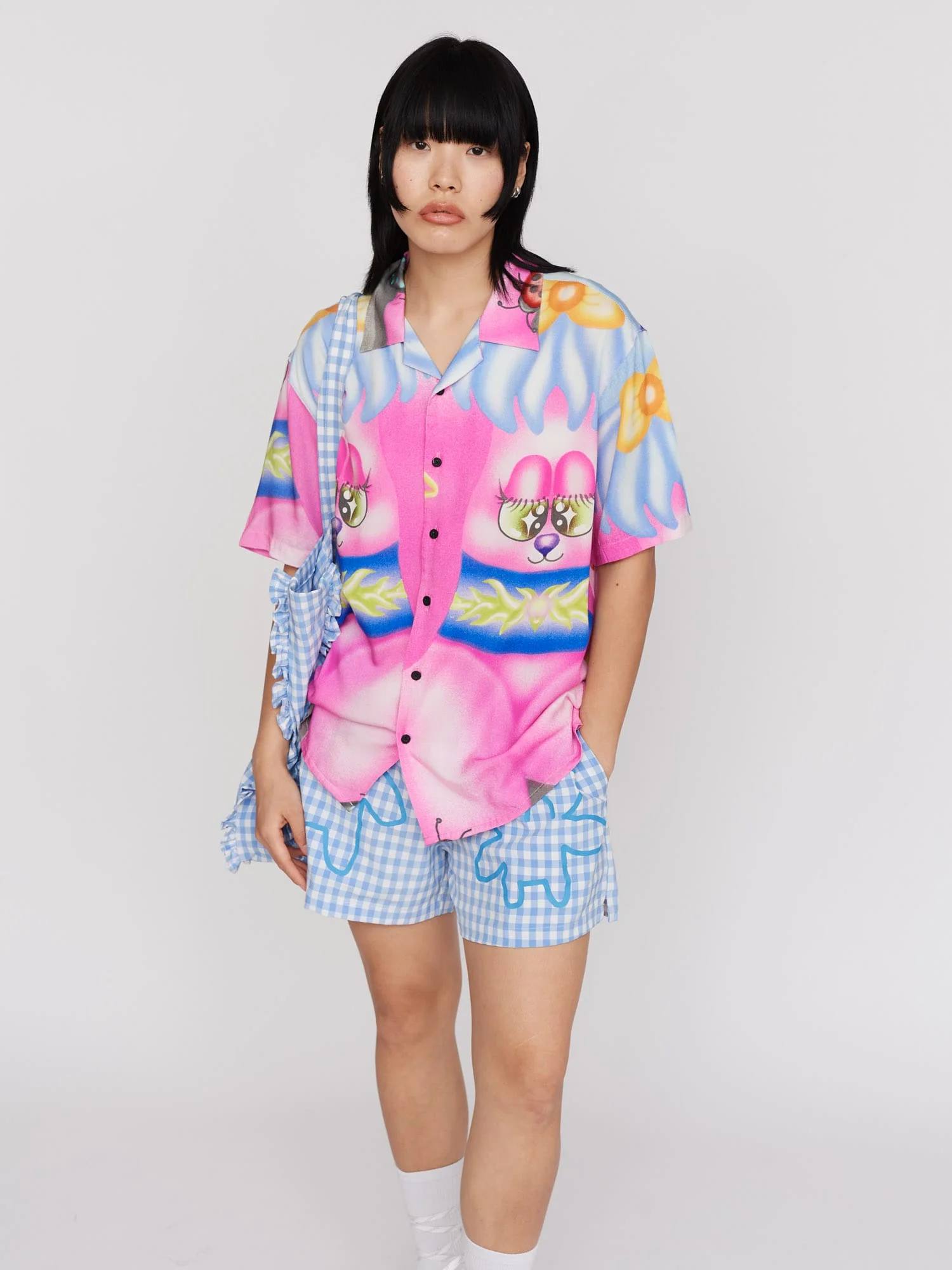 LO x Lony Mathis Cherry Garden Bowling Shirt - Image 3