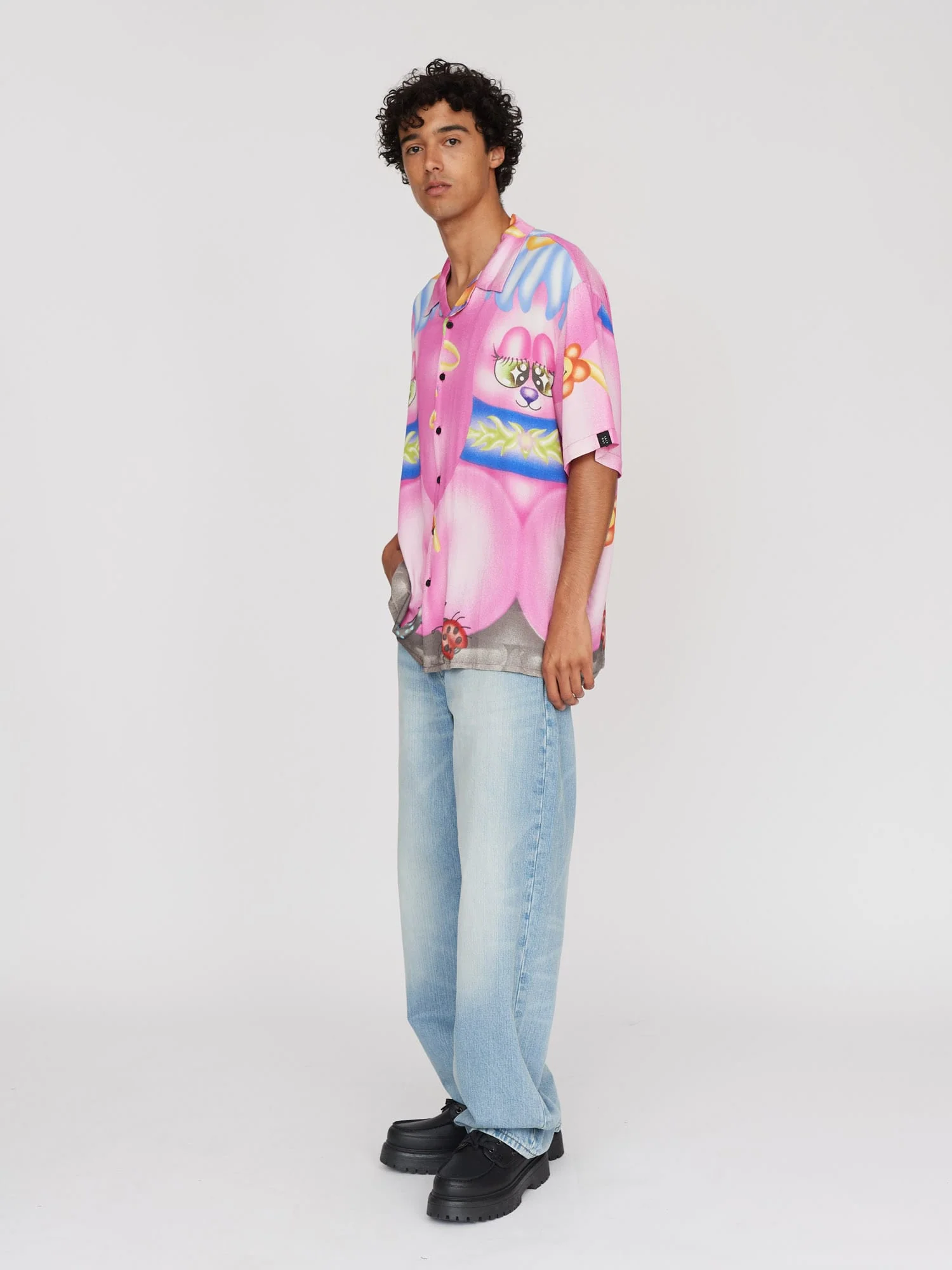 LO x Lony Mathis Cherry Garden Bowling Shirt - Image 4