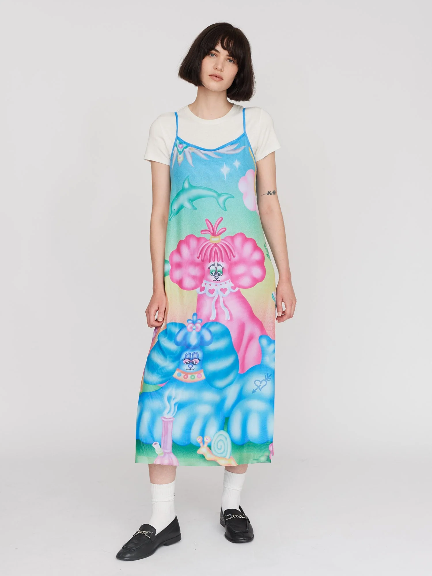 LO x Lony Mathis Playground Mesh Dress