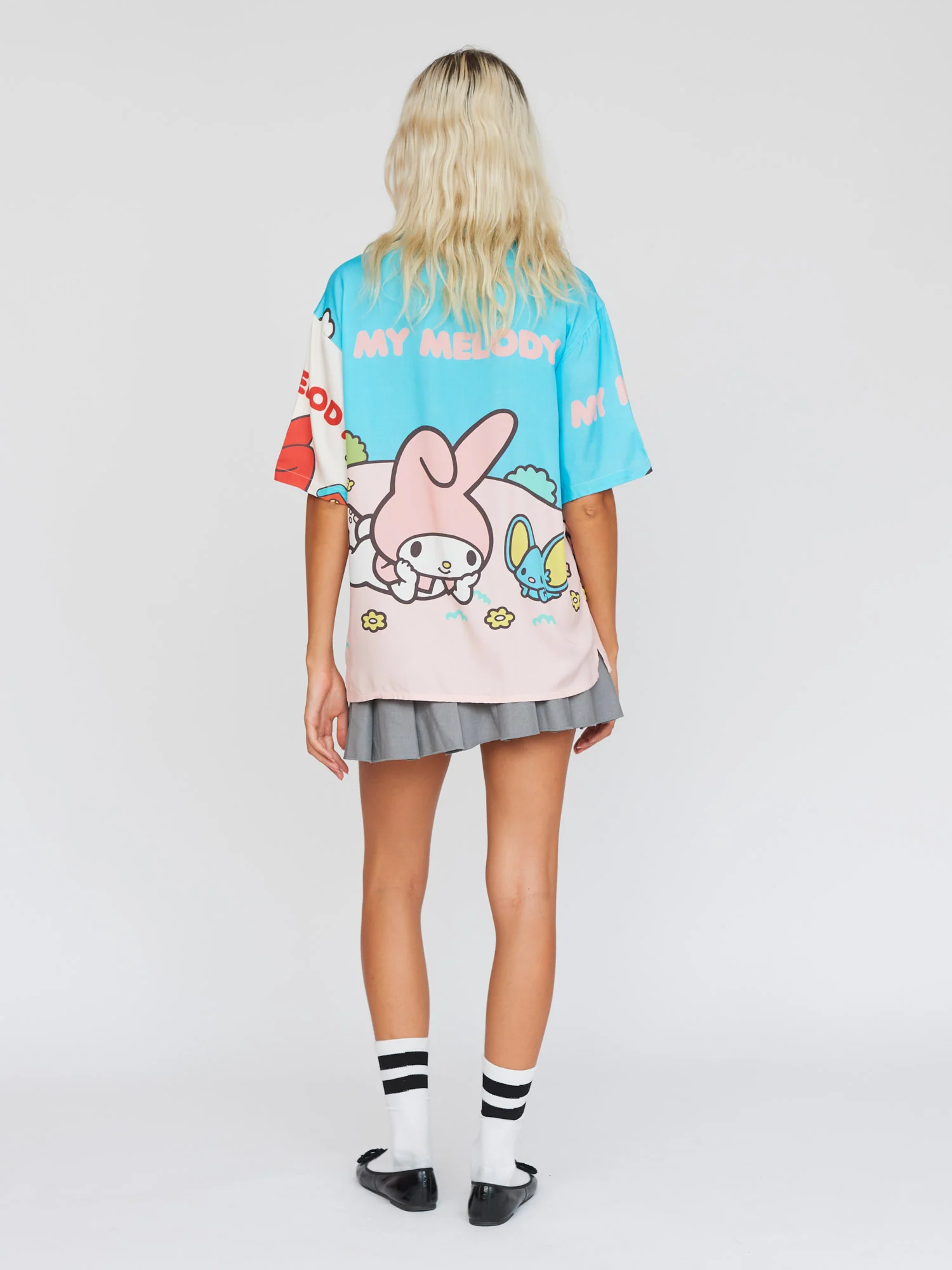 LO - My Melody Patchwork Bowling Shirt - Image 7