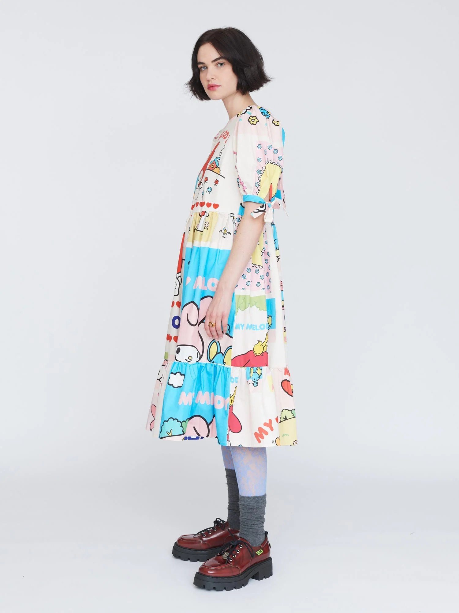 LO - My Melody Patchwork Smock Dress - Image 8