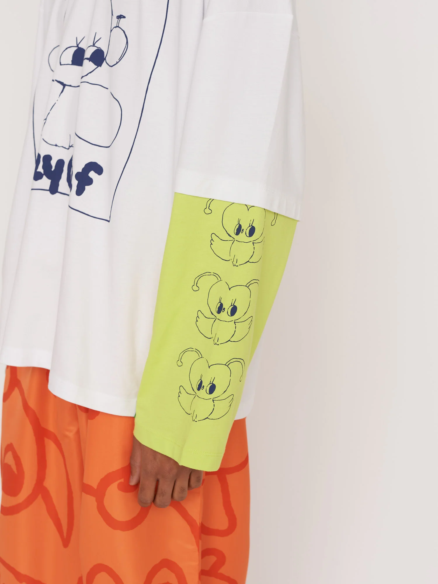 LO x Nhozagri Layered T-Shirt - Image 4