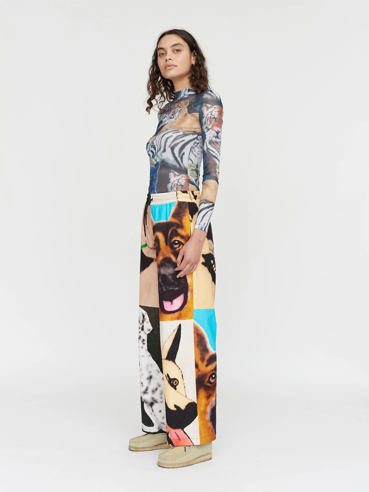 LO x Ricardo Passaporte Big Cat Mesh top - Image 5