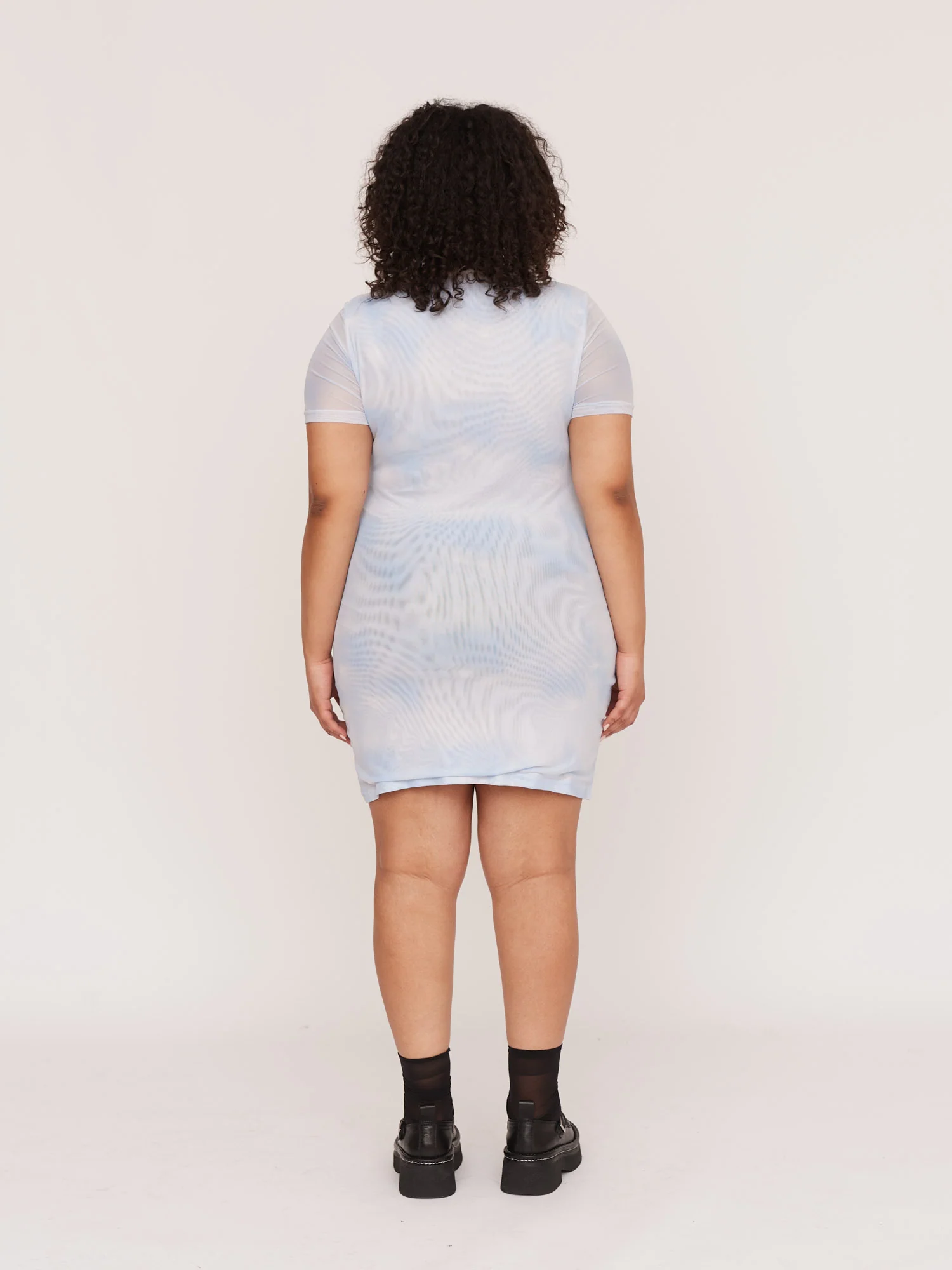 Love Birds Fitted Mini Dress - Image 4
