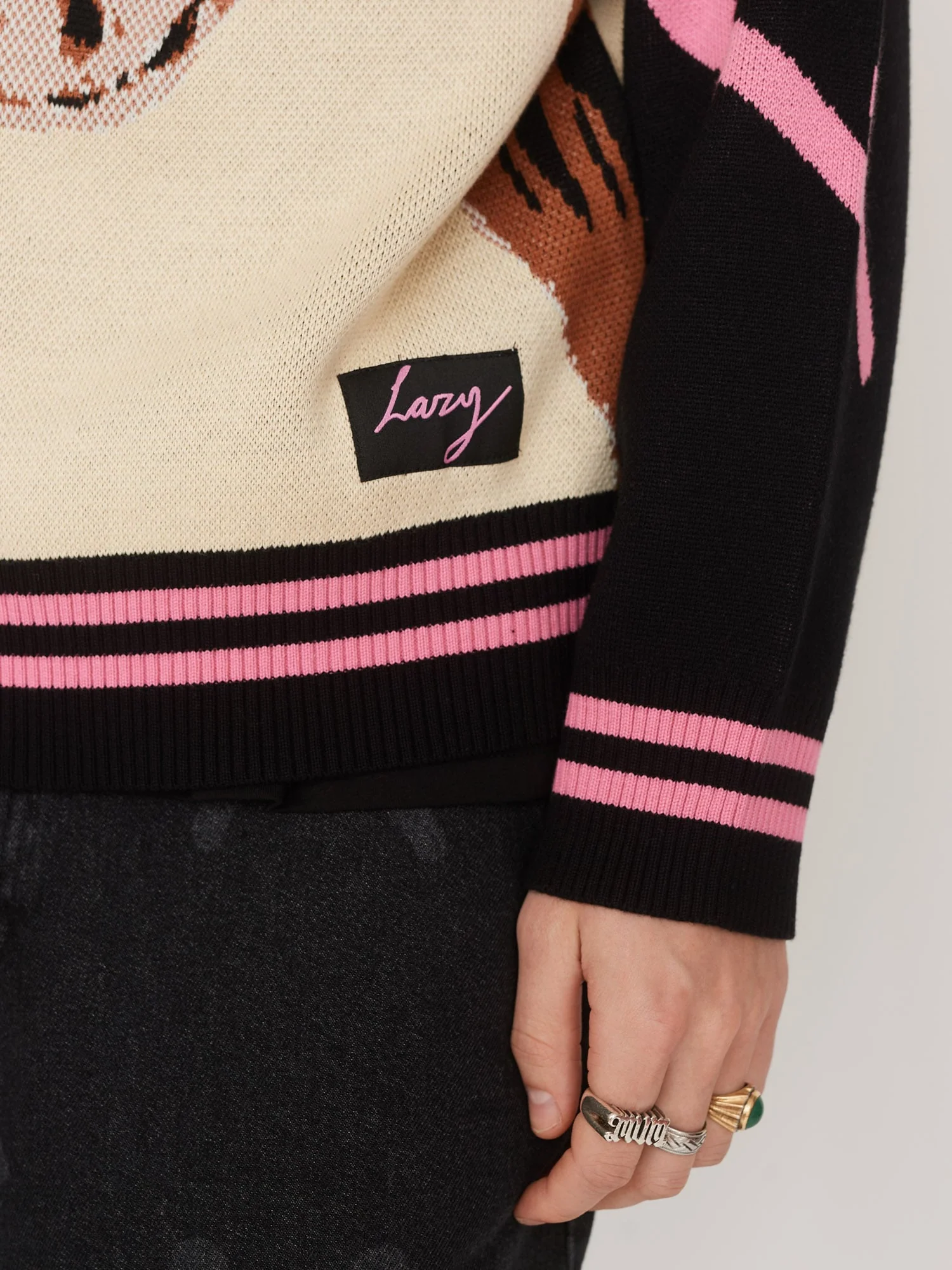 Lucky Horses Zip Cardigan - Image 5