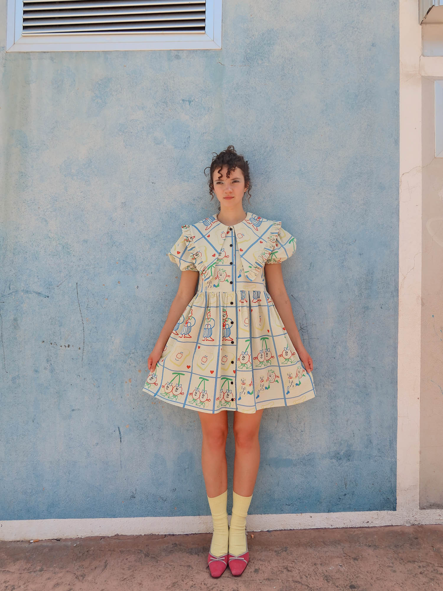 Magic Trick Ruffle Dress