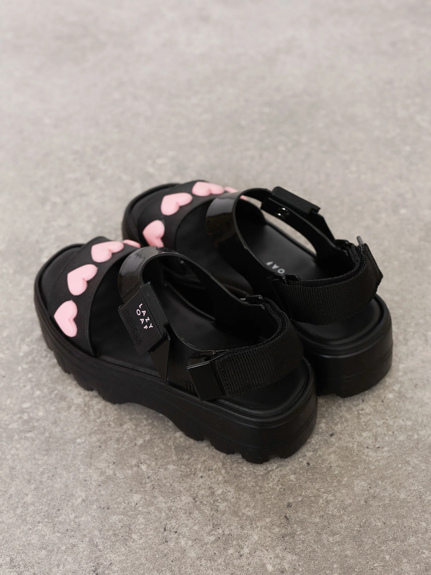 Melissa x LO Black & Pink Kick Off Sandal - Image 4