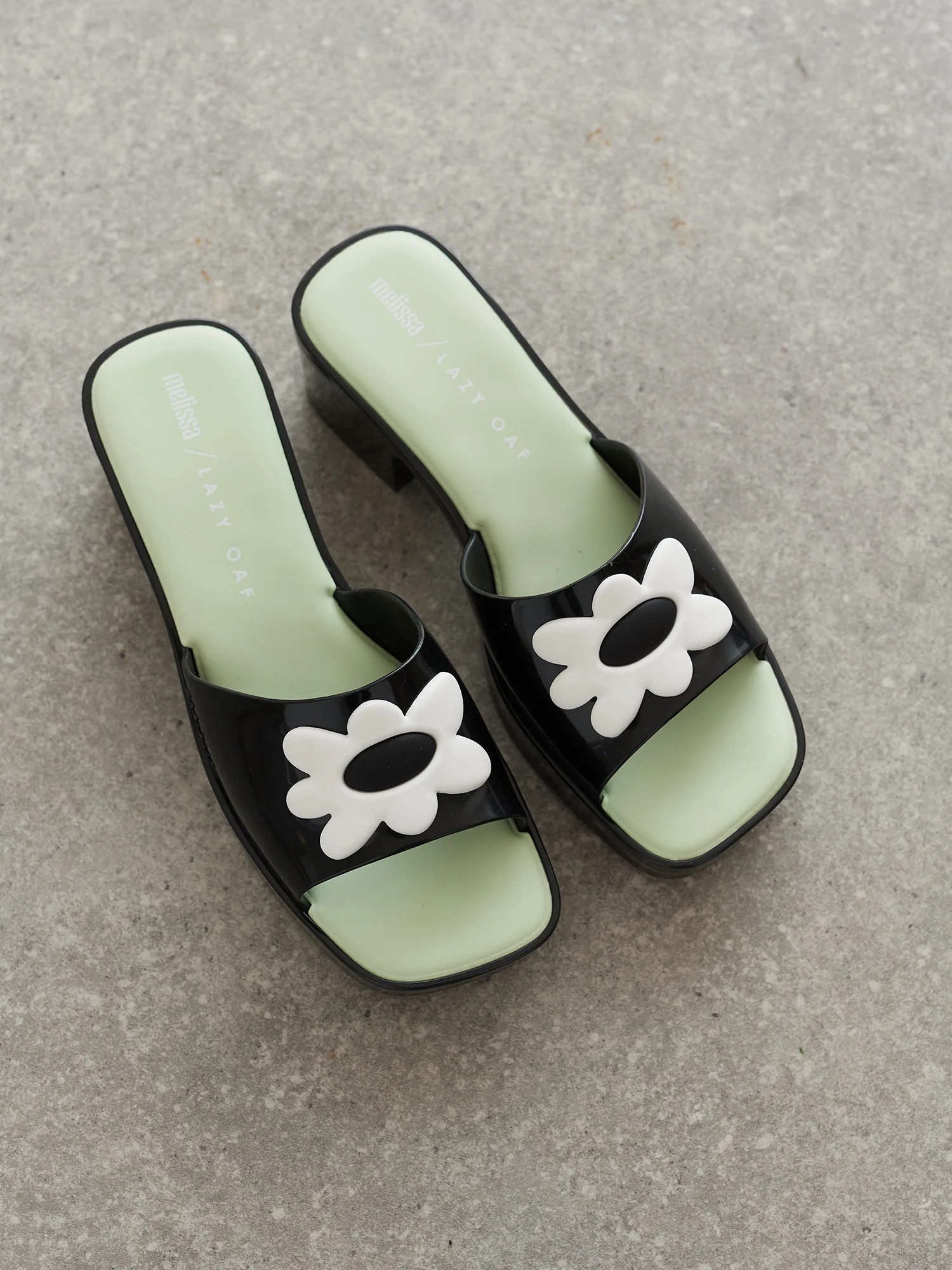 Melissa x Lazy Oaf Black Shape Sandal - Image 4