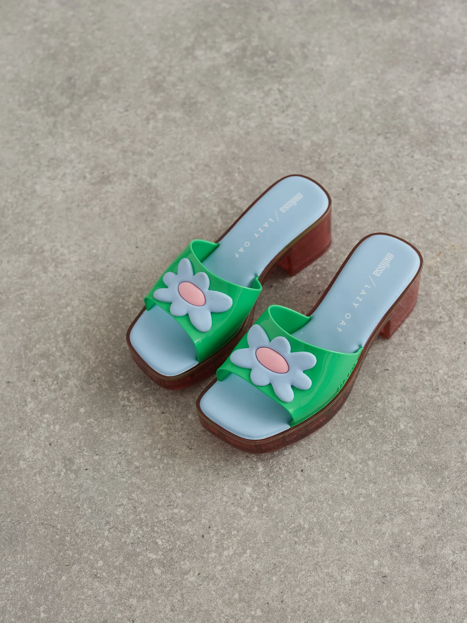 Melissa x Lazy Oaf Green Shape Sandal - Image 4